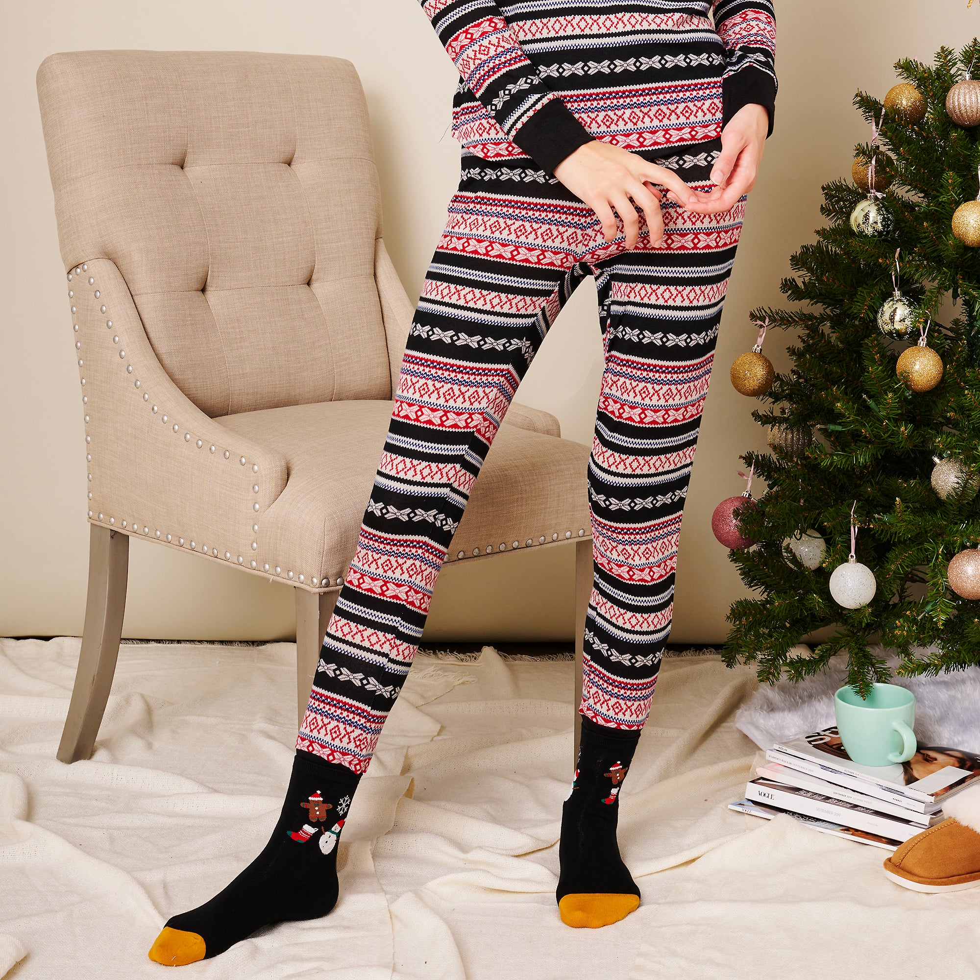Holiday Print Pajama Set