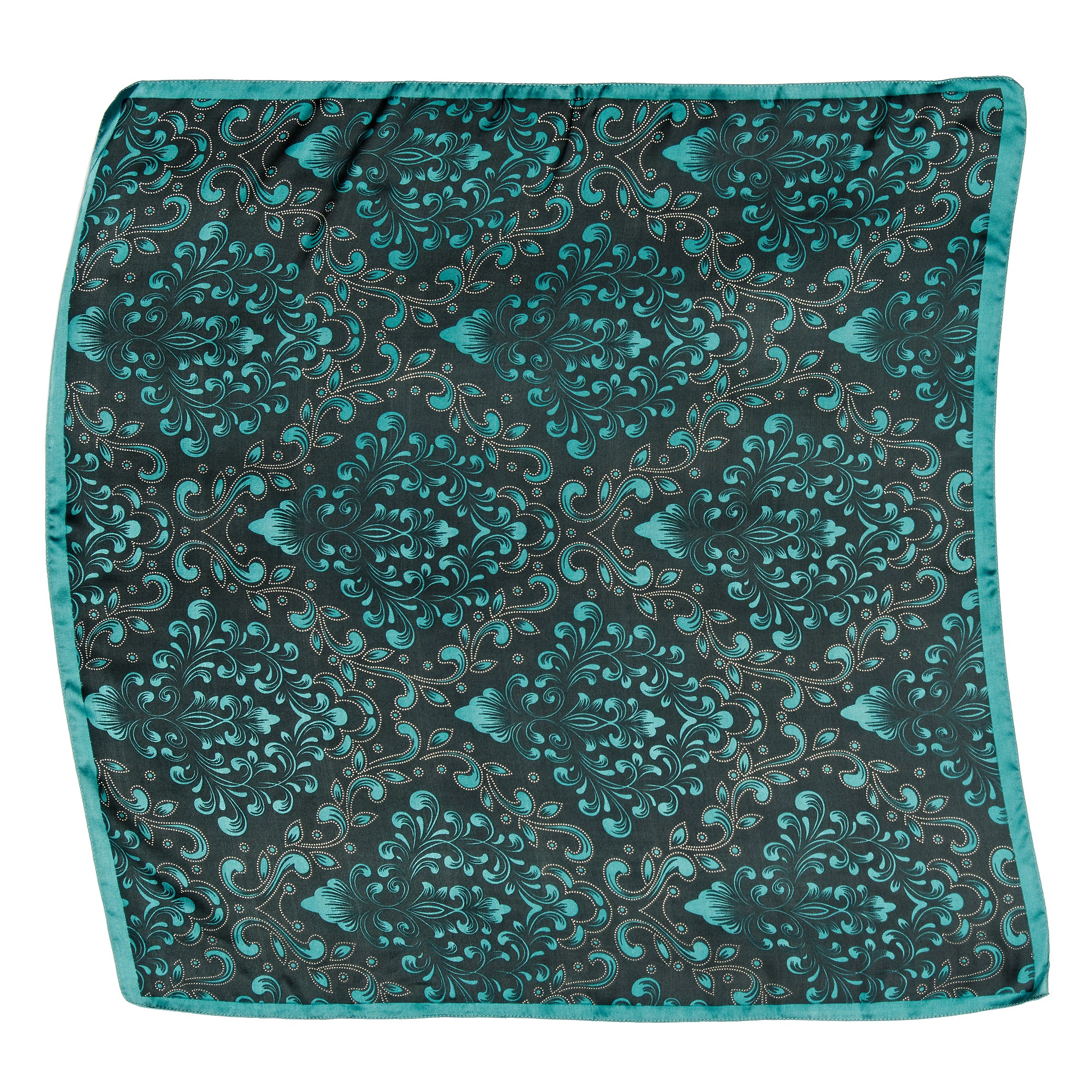 Multi Print Silky Bandana Scarf