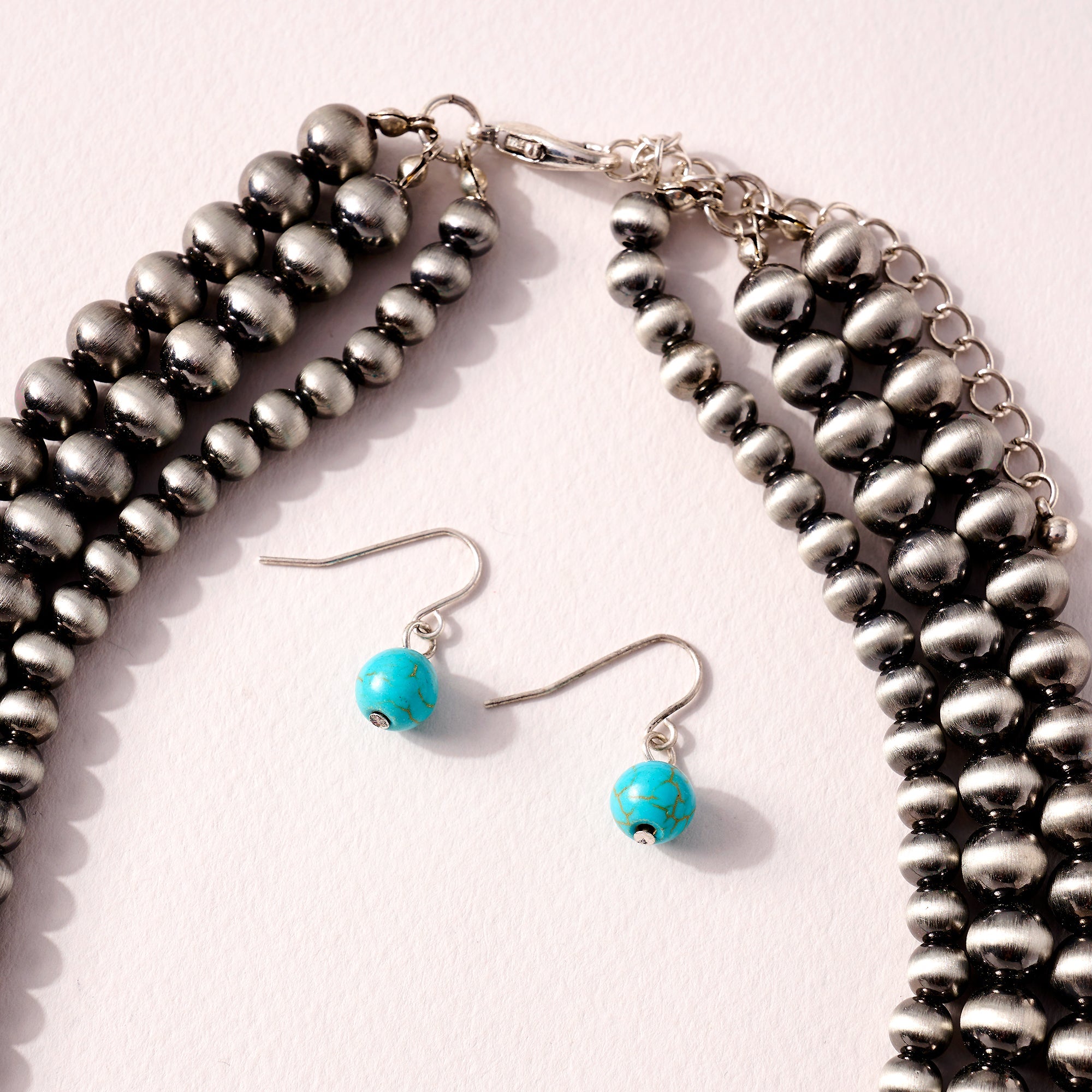 Western Squash Blossom Layered Necklace