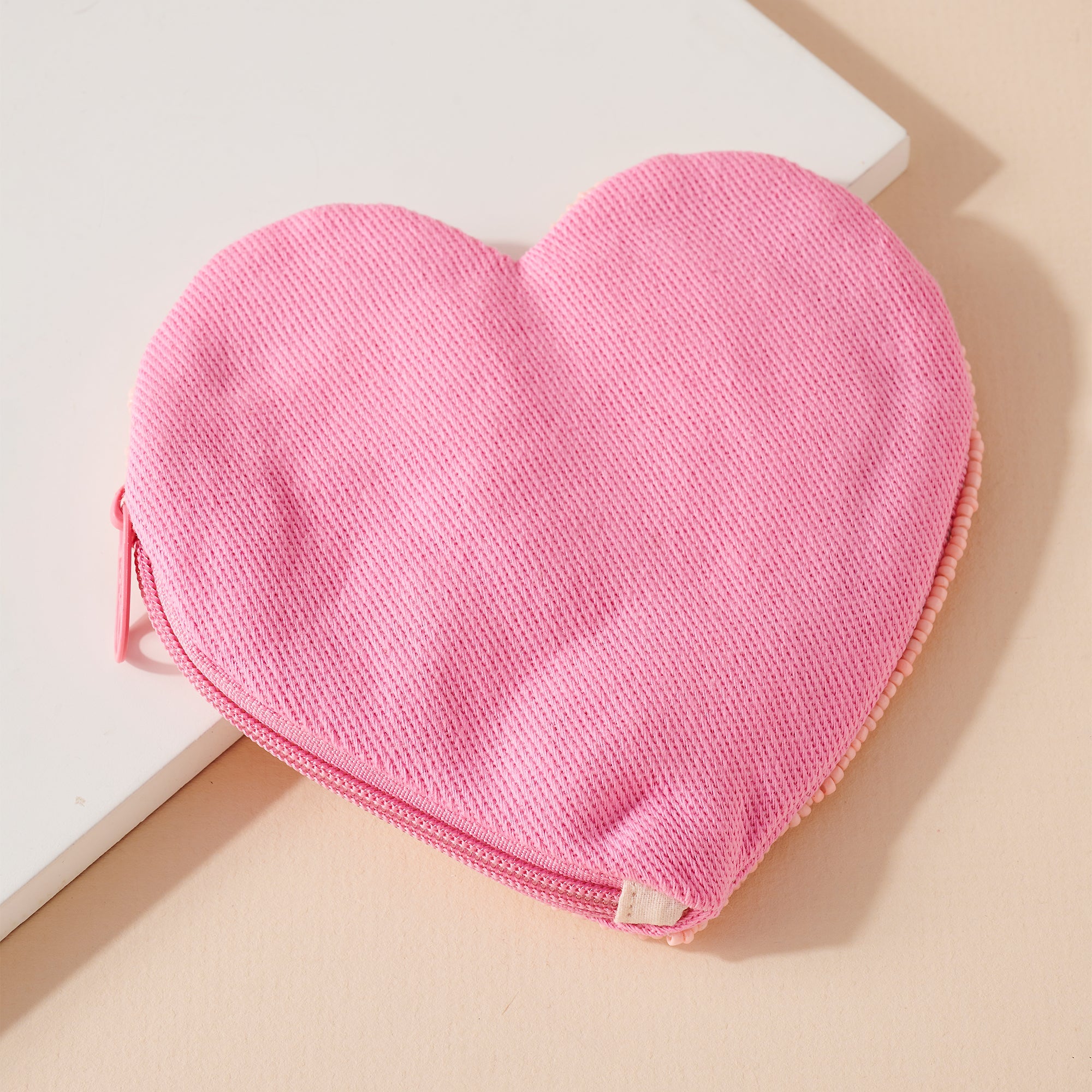 Heart MOM Beaded Coin Purse