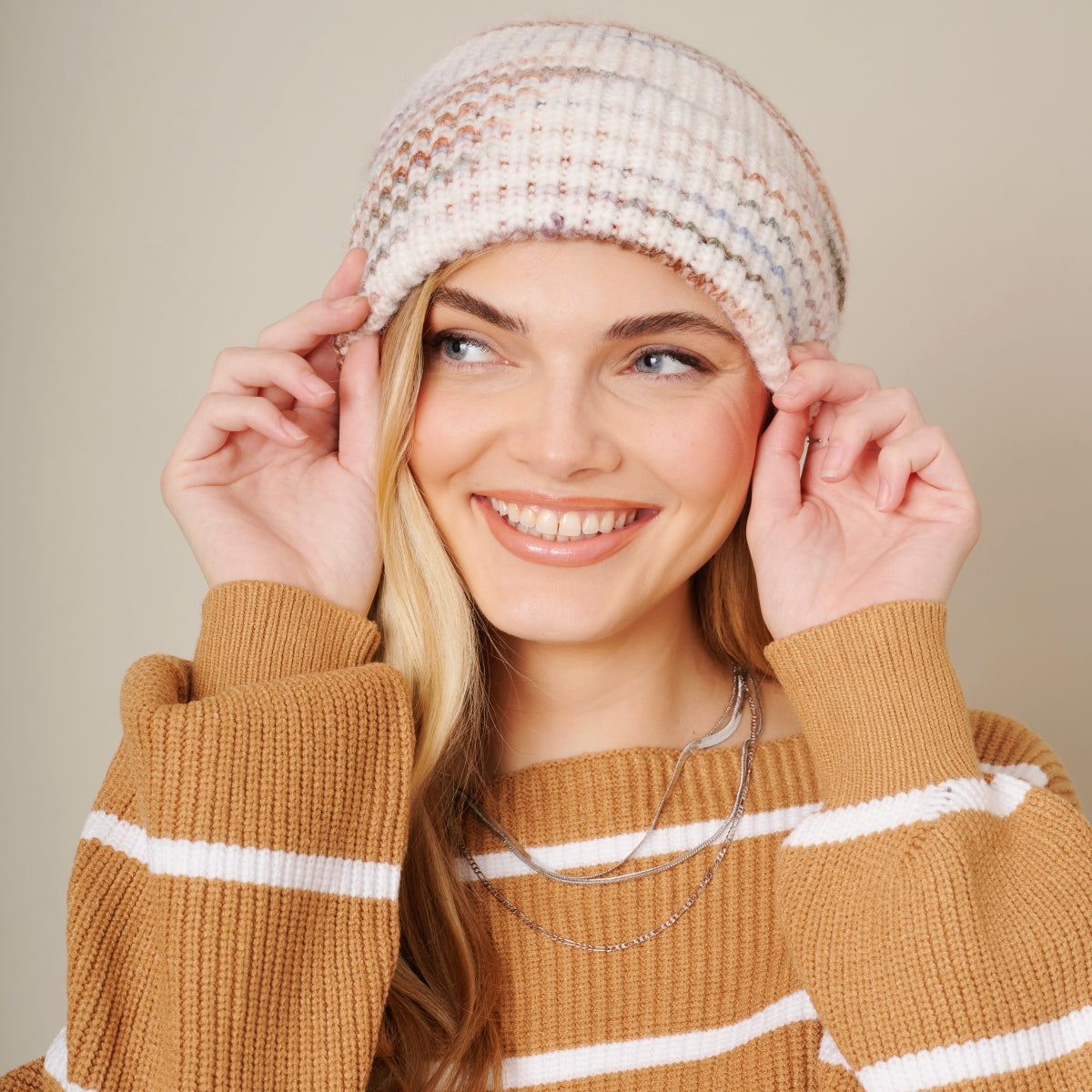 Stripe Beanie