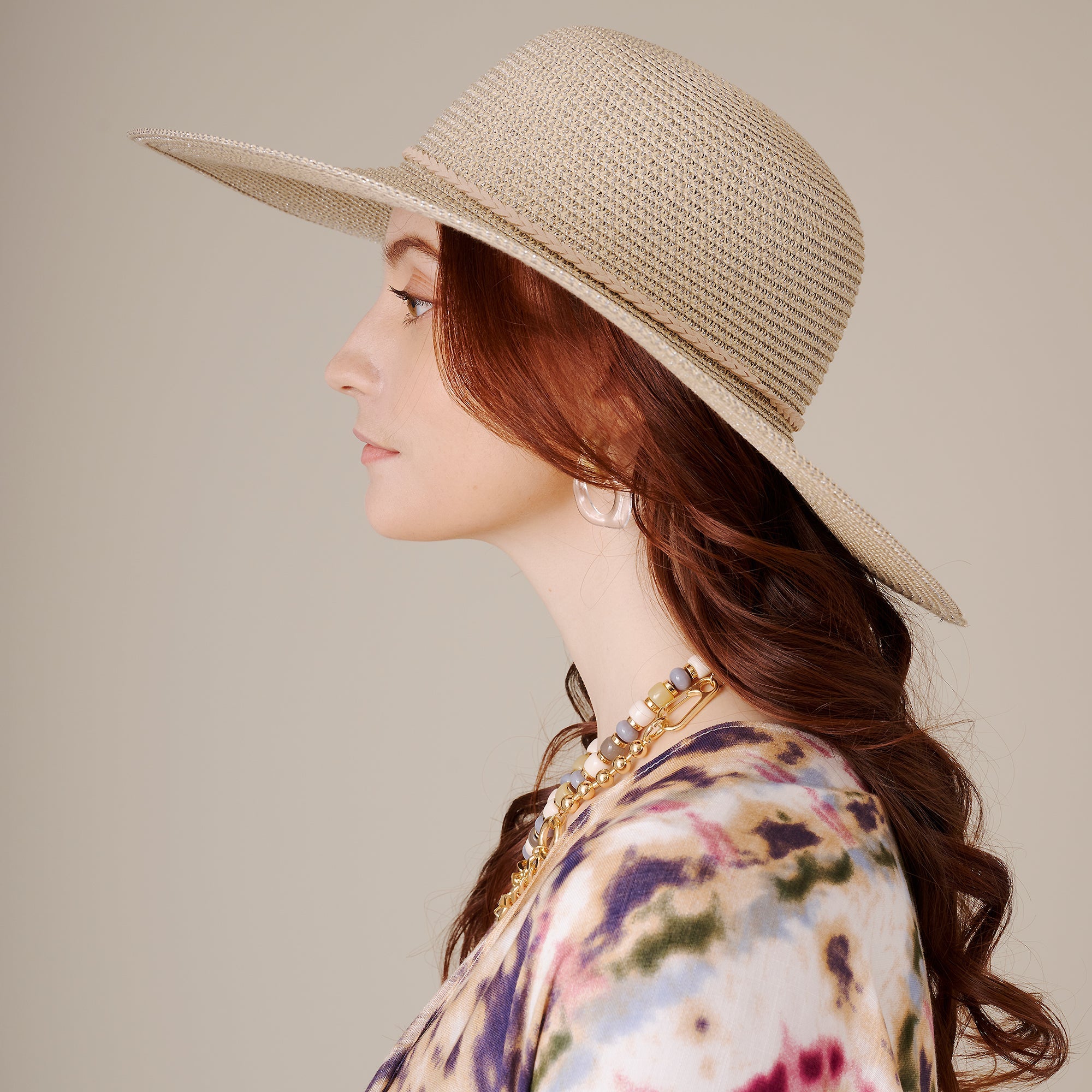 Straw Floppy Sun Hat