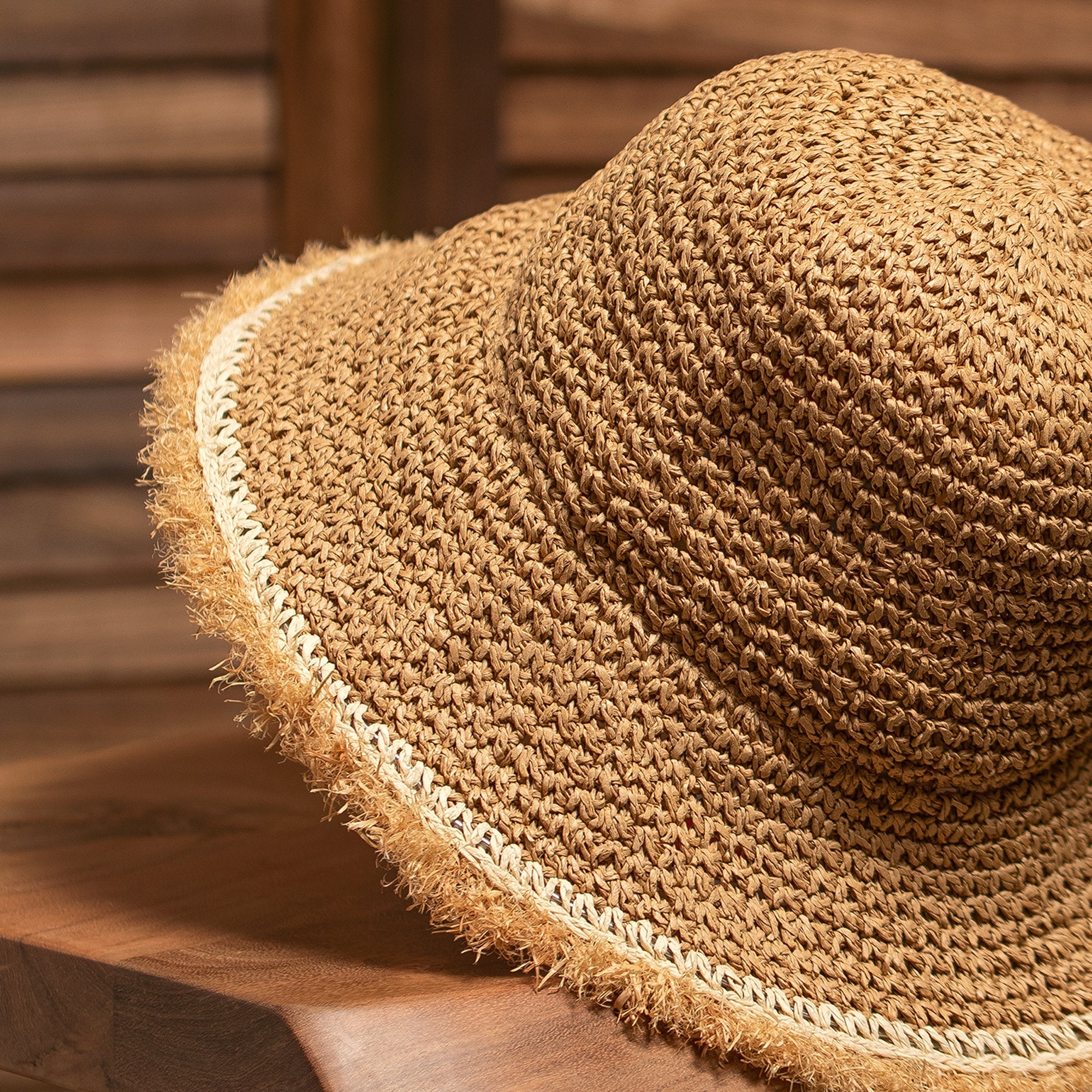 Straw Bucket Hat