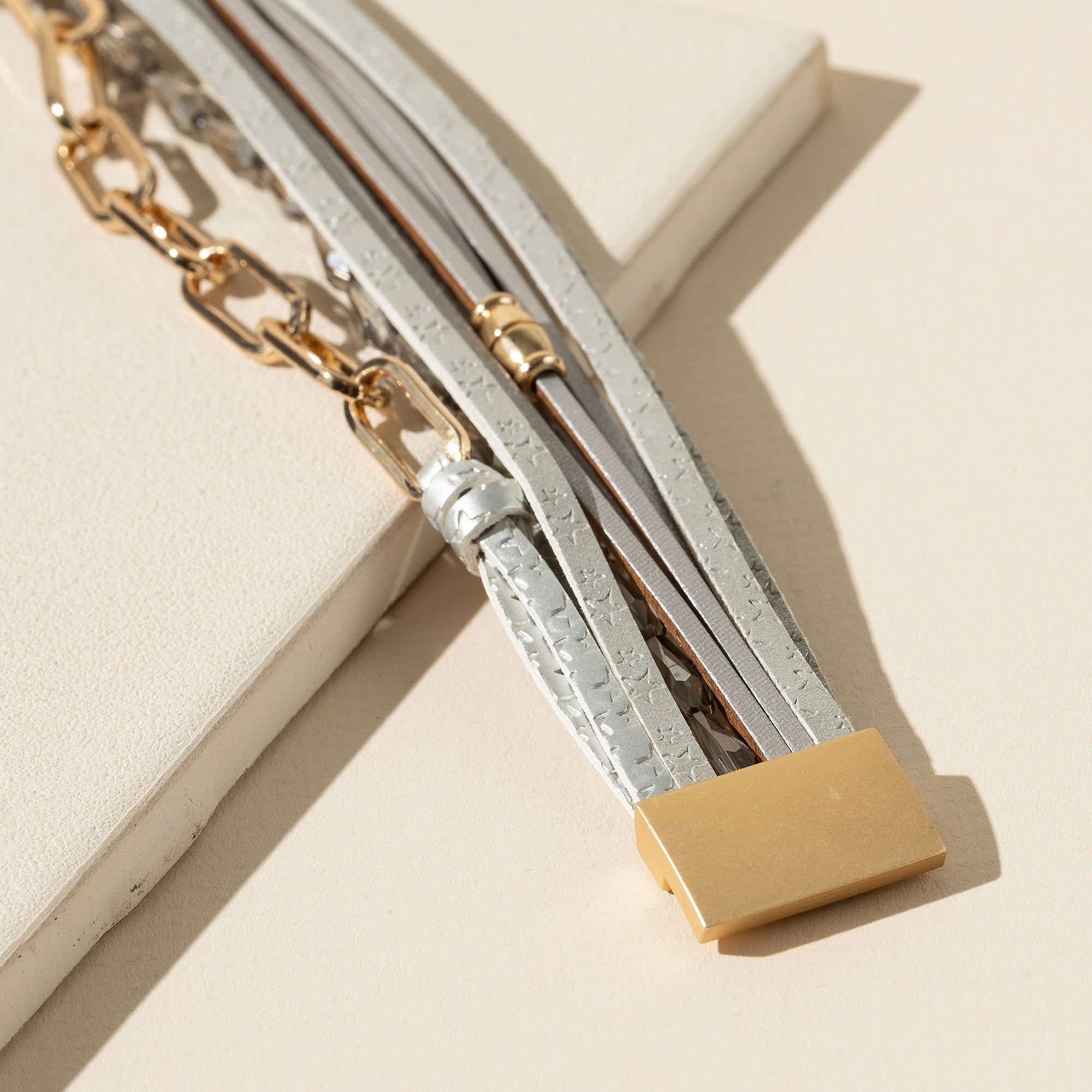 Chain Linked Layered Bracelet