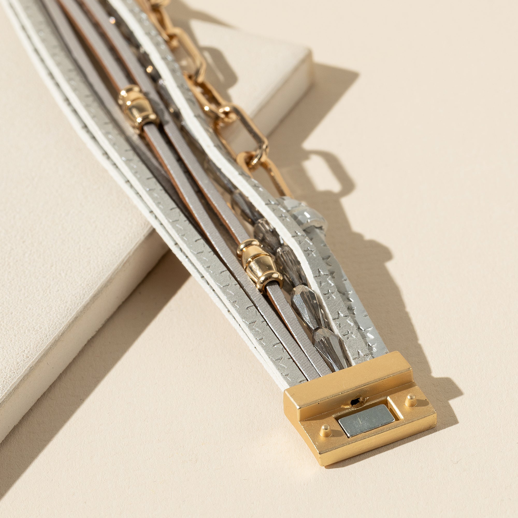 Chain Linked Layered Bracelet