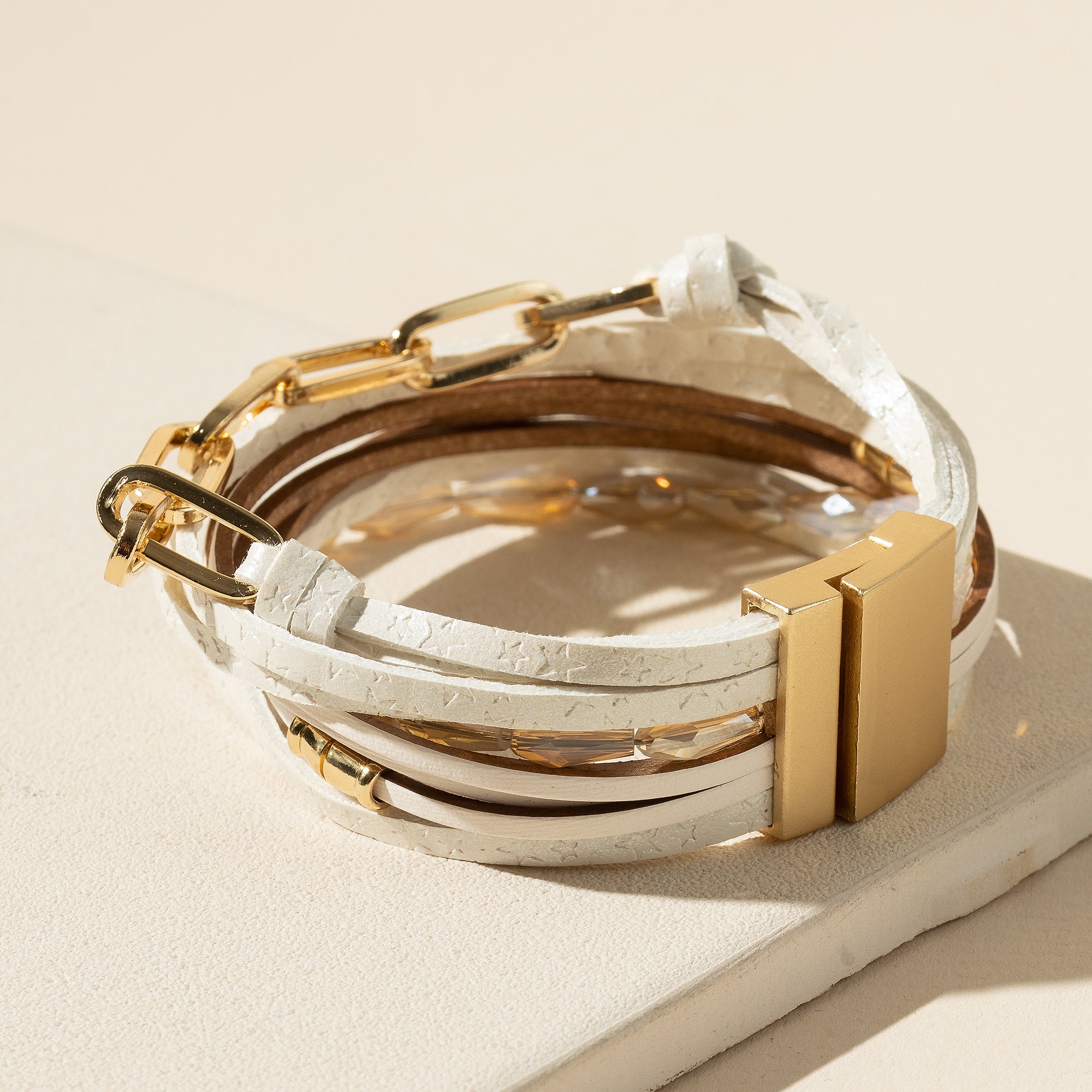 Chain Linked Layered Bracelet
