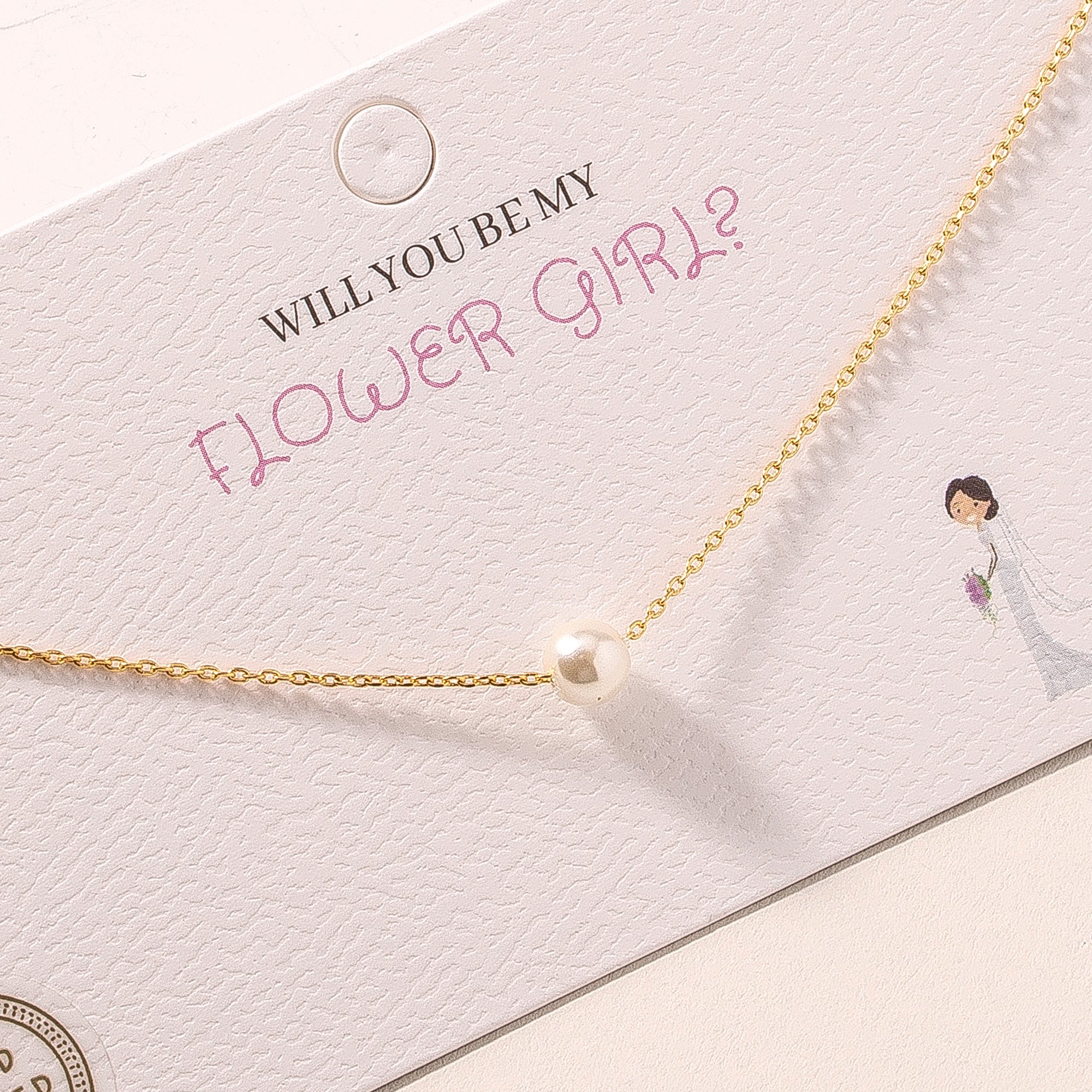 Pearl Charm Necklace