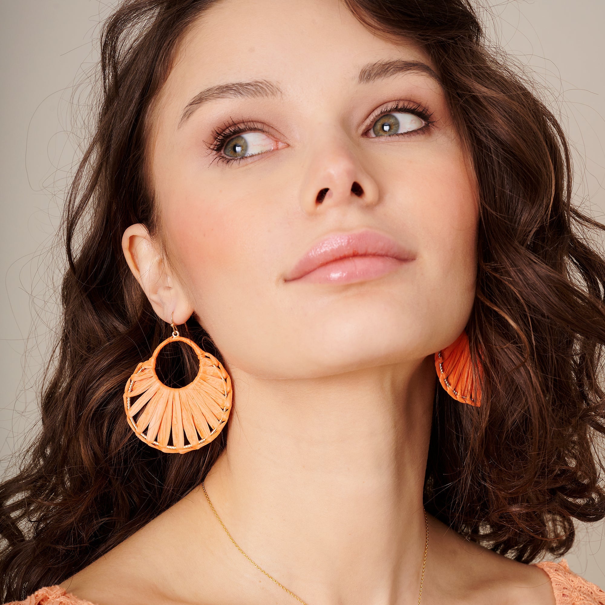 Raffia Dangle Earrings