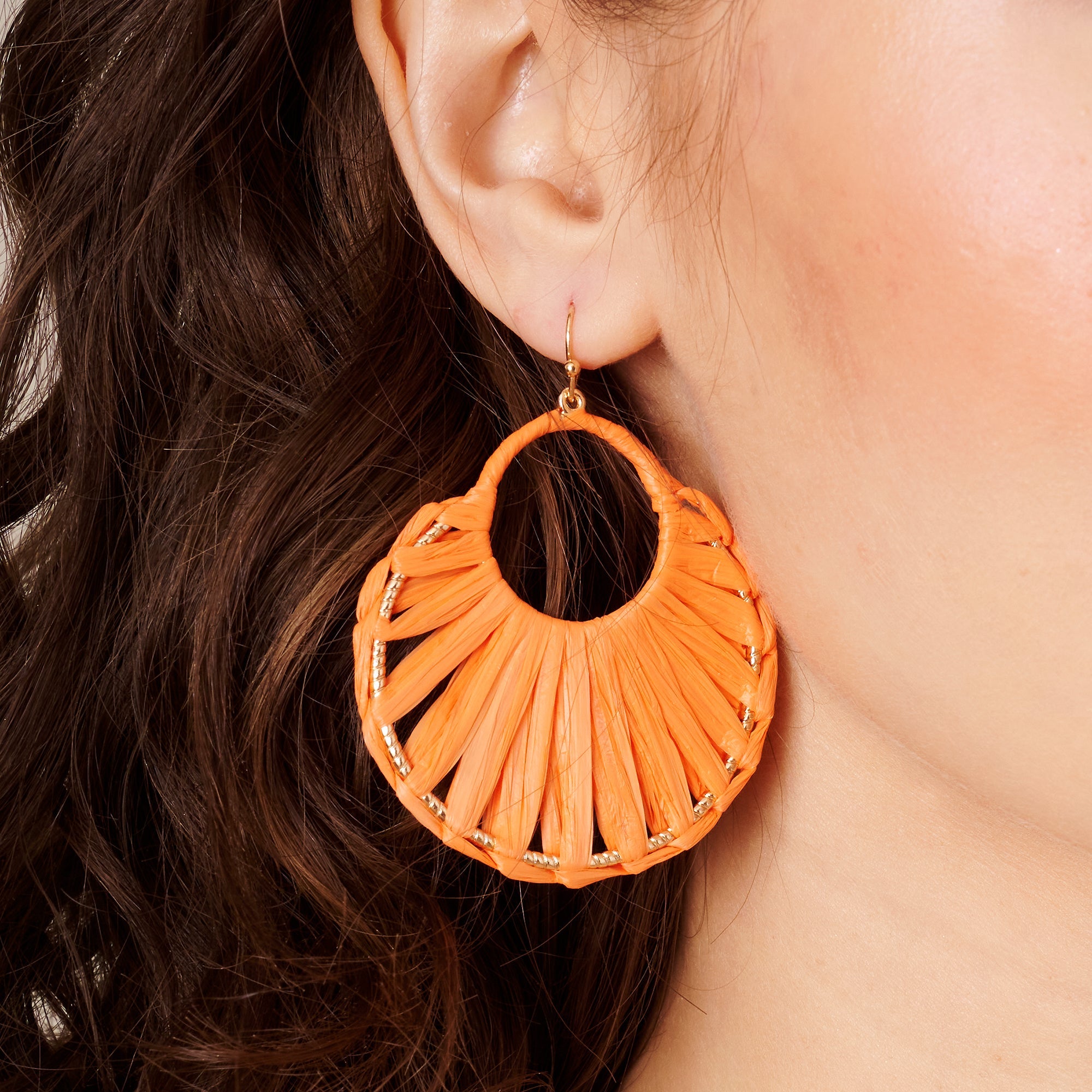 Raffia Dangle Earrings