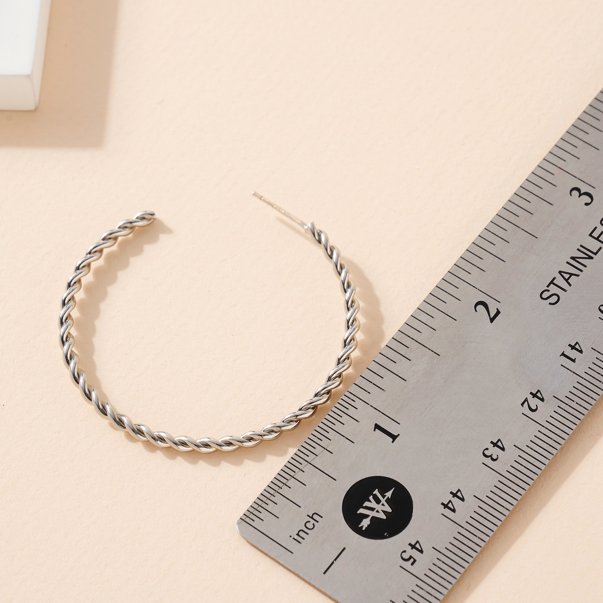 Twist Open Hoop Earrings