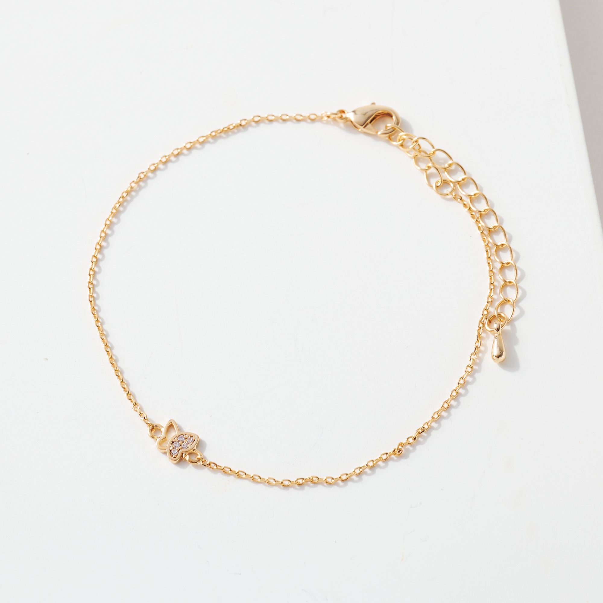 Mini Butterfly Charm Bracelet