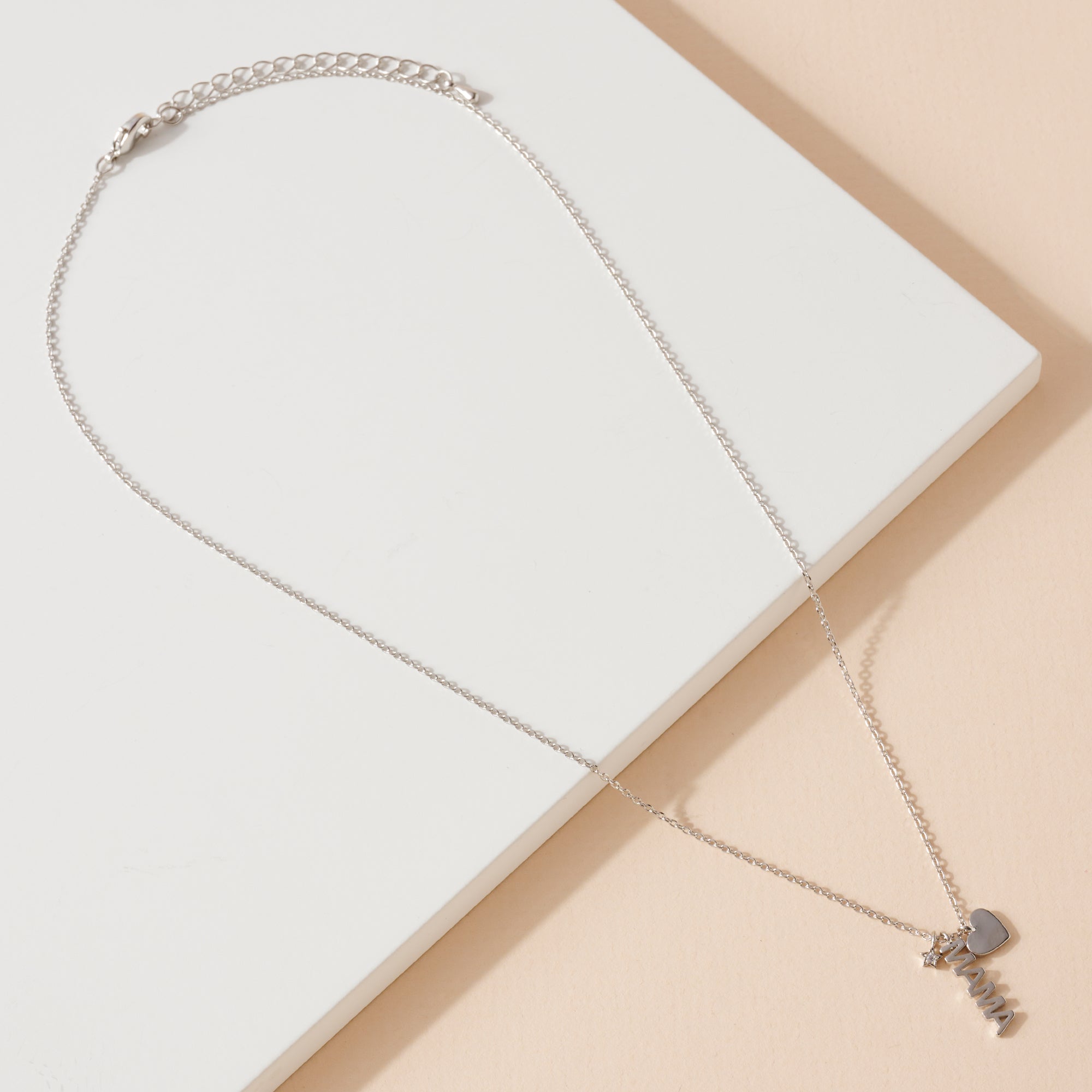 Script MAMA Charm Necklace