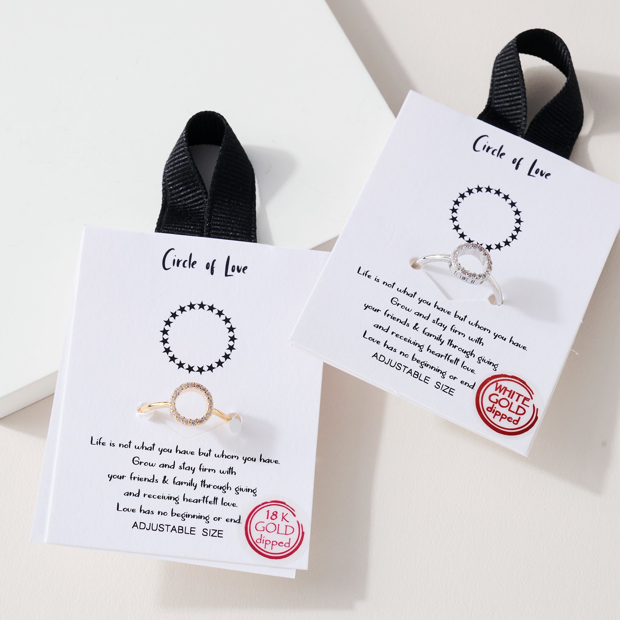 Circle CZ Open Ring