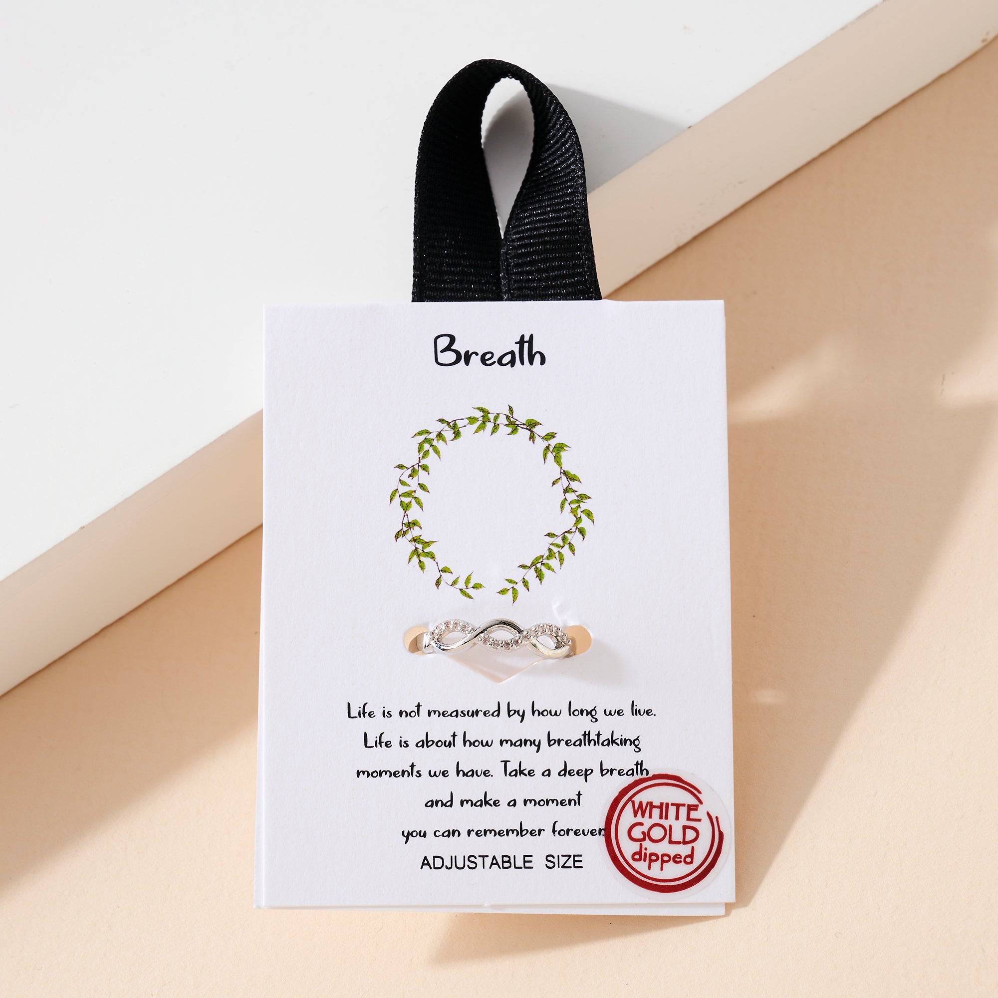 CZ Twisted Ring