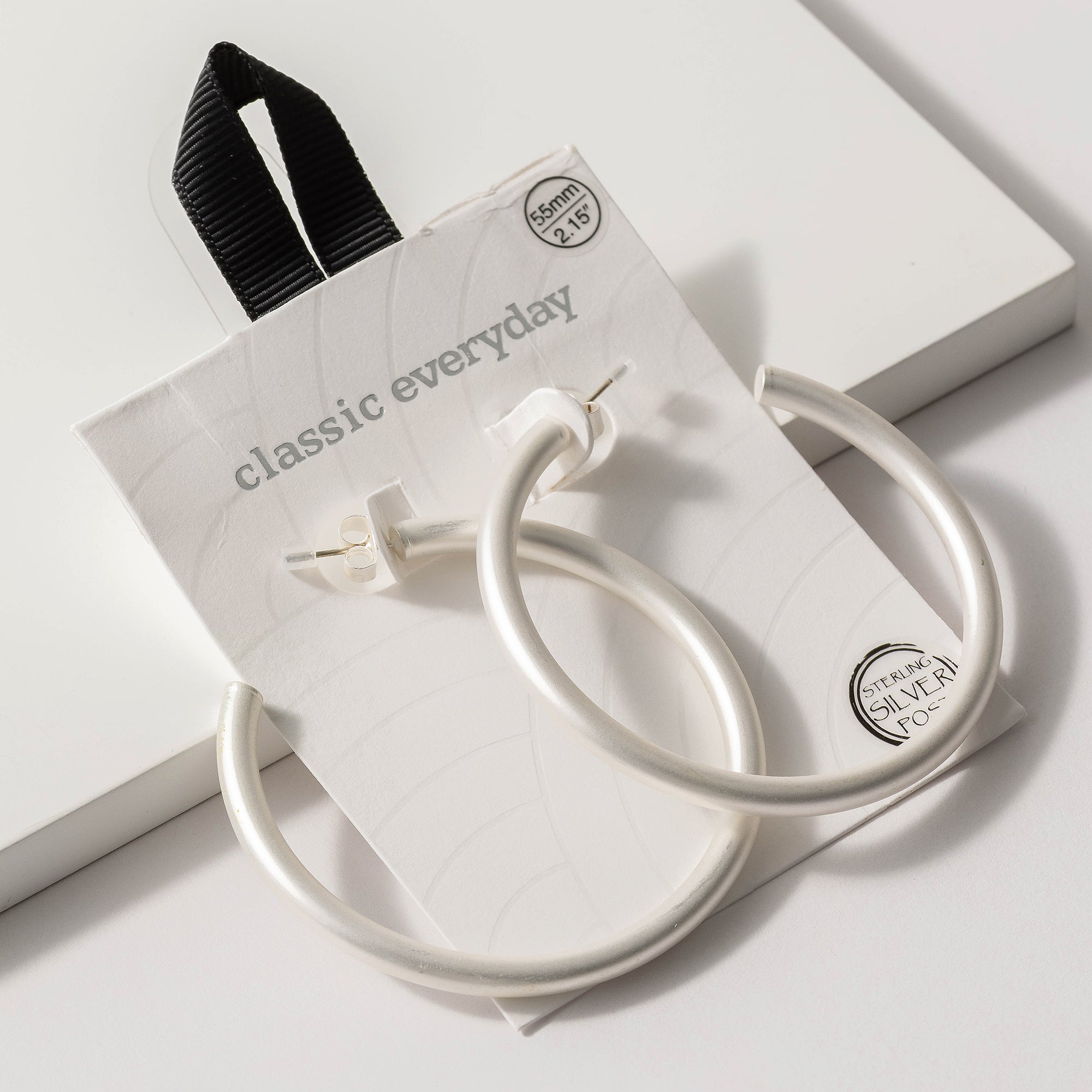 Tube Open Hoop Earrings