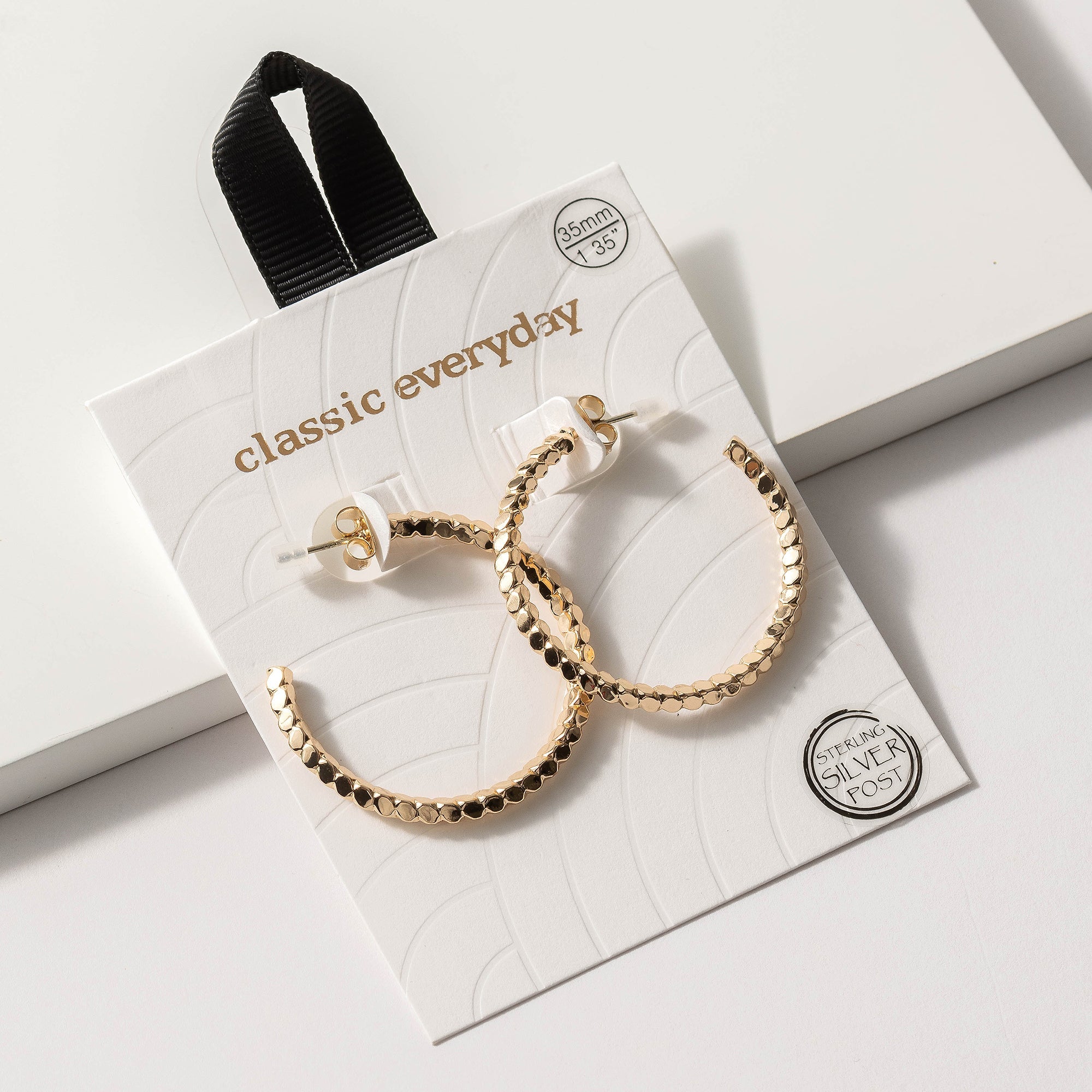 Circle Open Hoop Earrings
