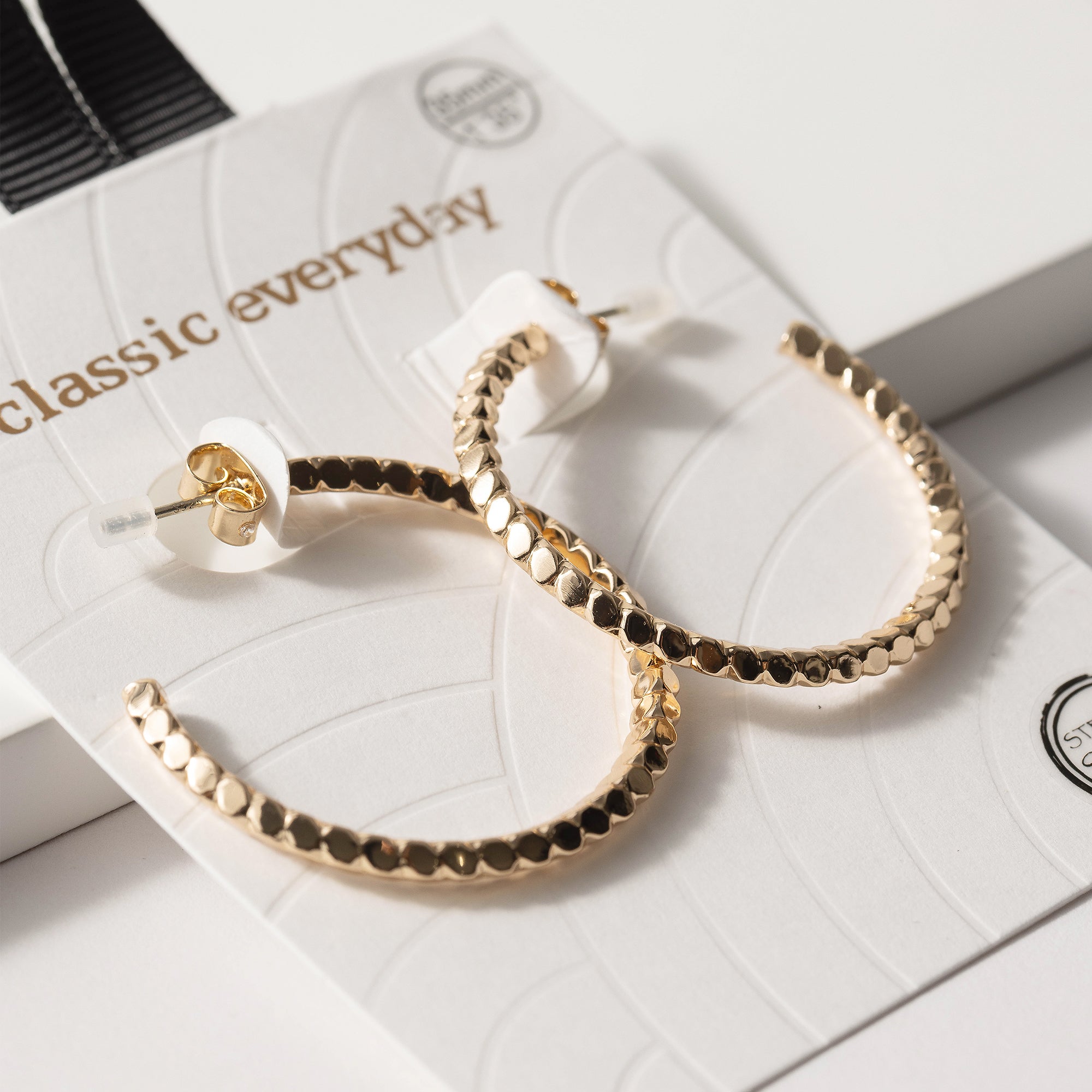 Circle Open Hoop Earrings