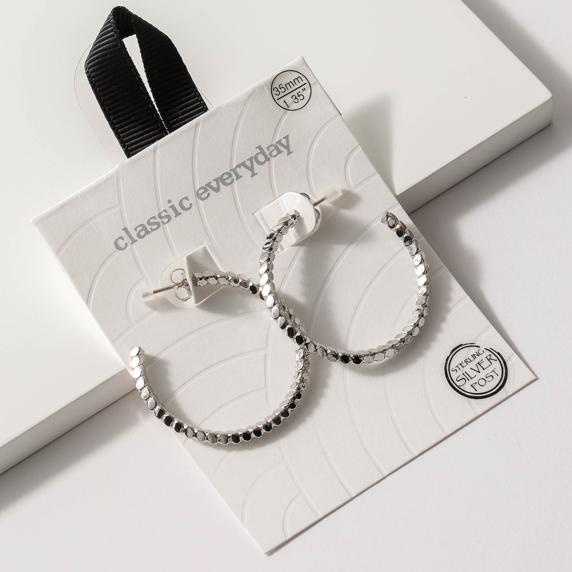 Circle Open Hoop Earrings