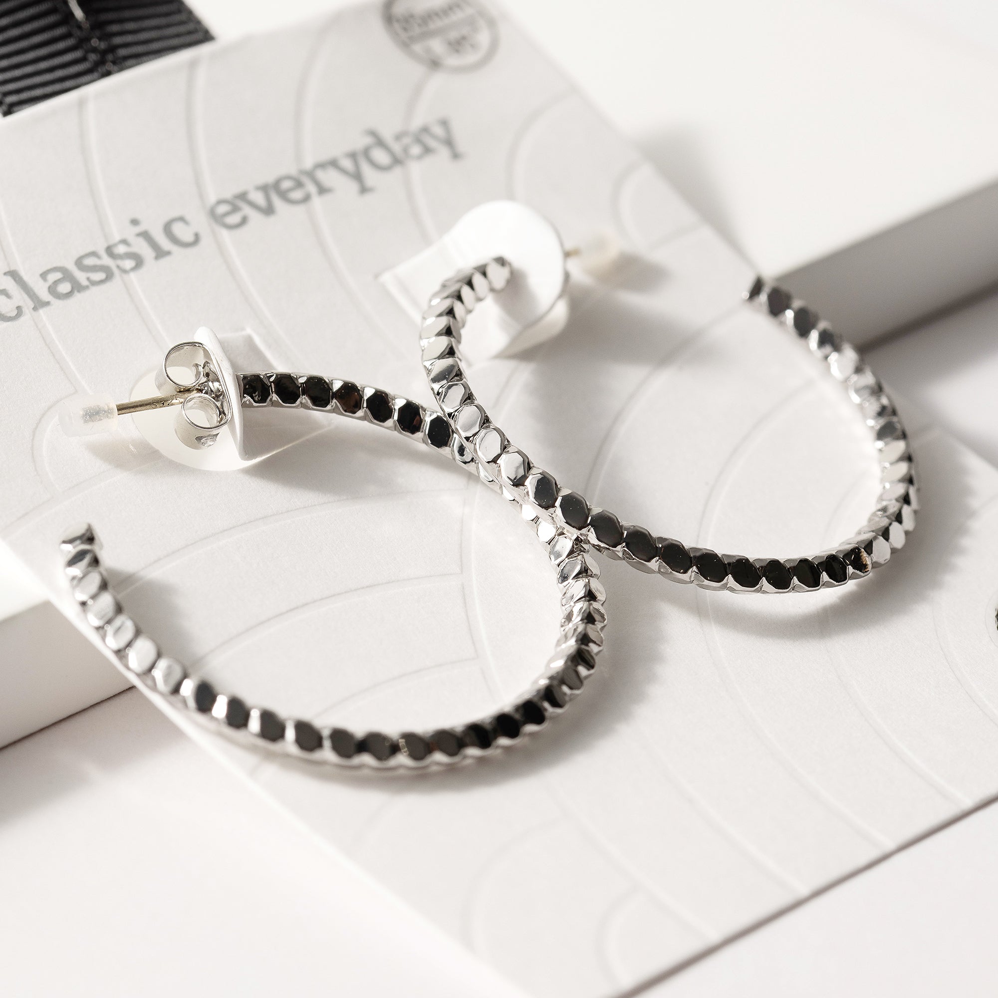 Circle Open Hoop Earrings