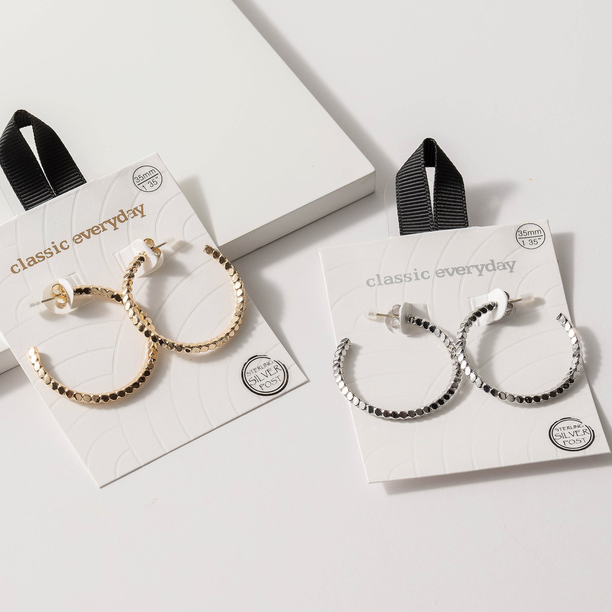 Circle Open Hoop Earrings