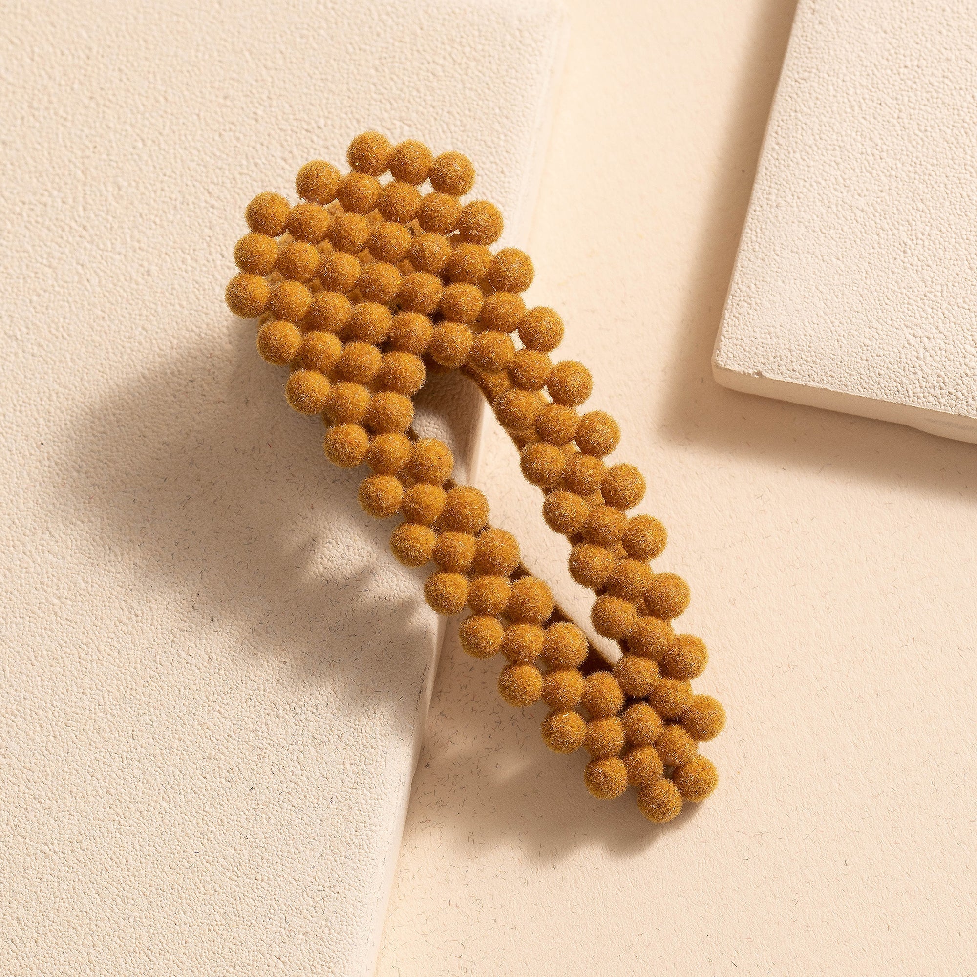Mini Velvet Beads Hair Clips