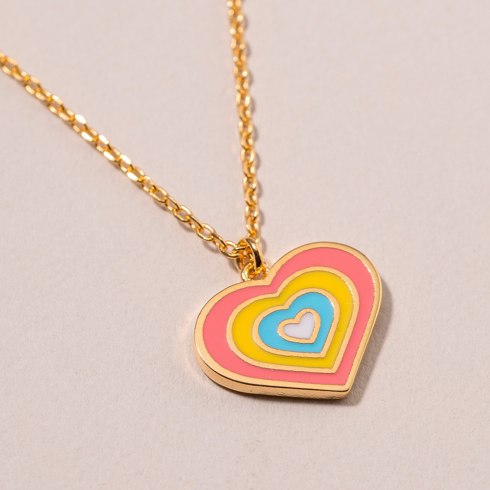 Kids Heart Charm Necklace