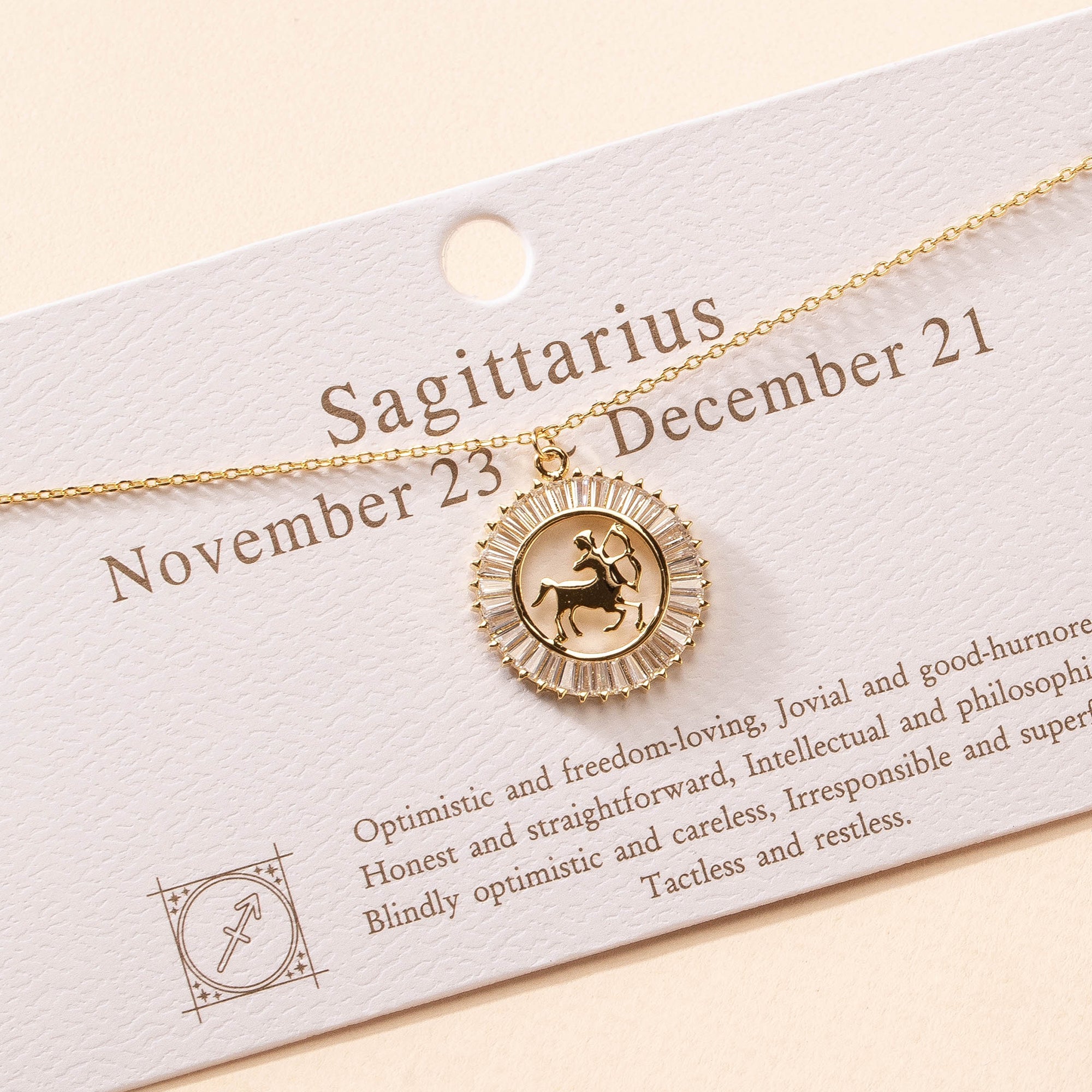 Set of 12 Horoscope Pendant Necklace