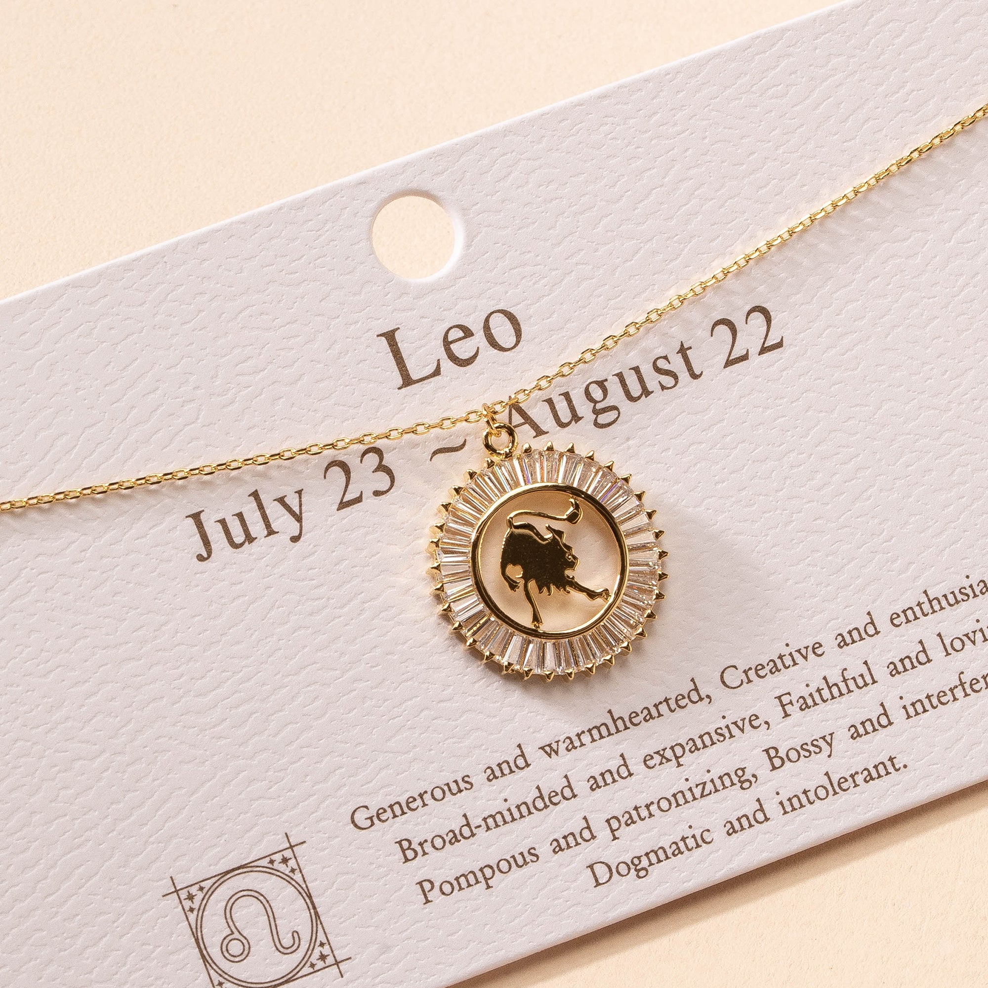 Set of 12 Horoscope Pendant Necklace