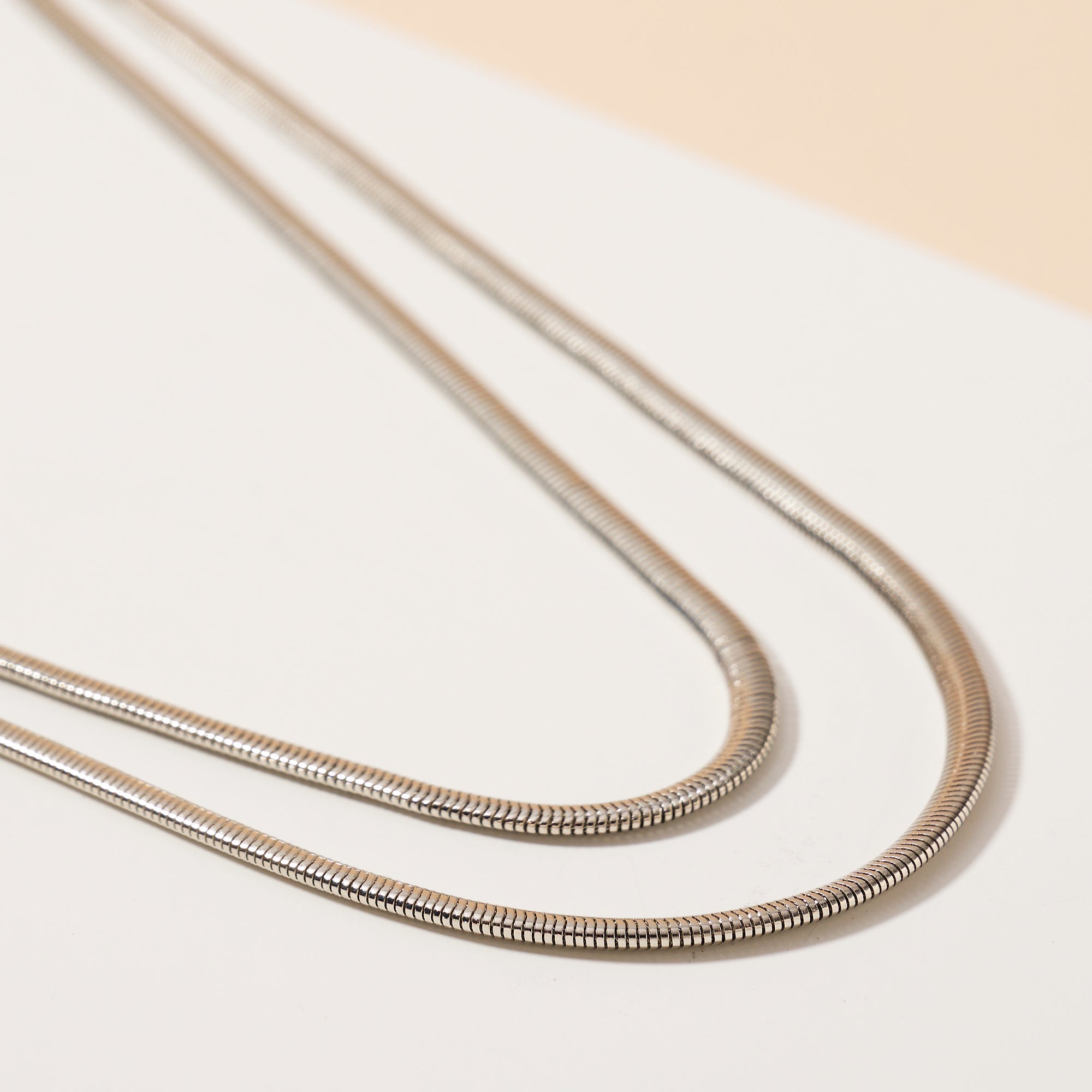 Layered Snake Chain Necklace