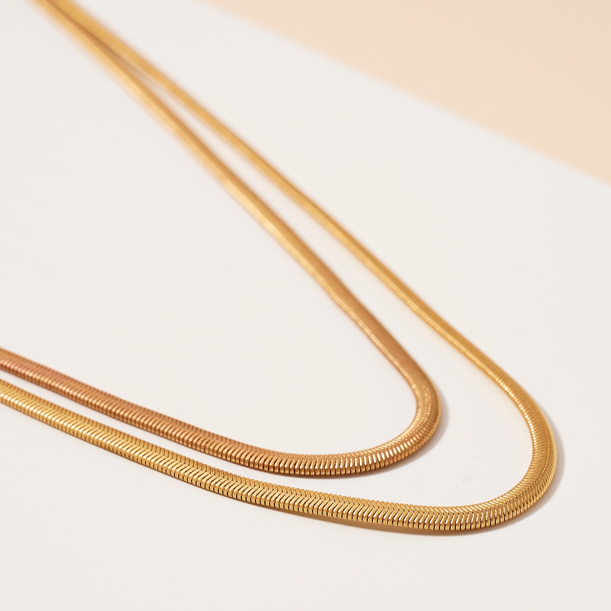 Layered Snake Chain Necklace