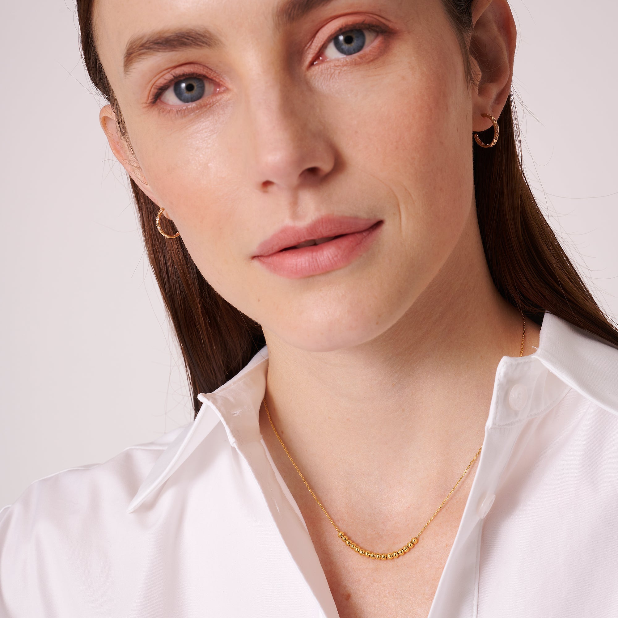 CZ Huggie Hoop Earrings