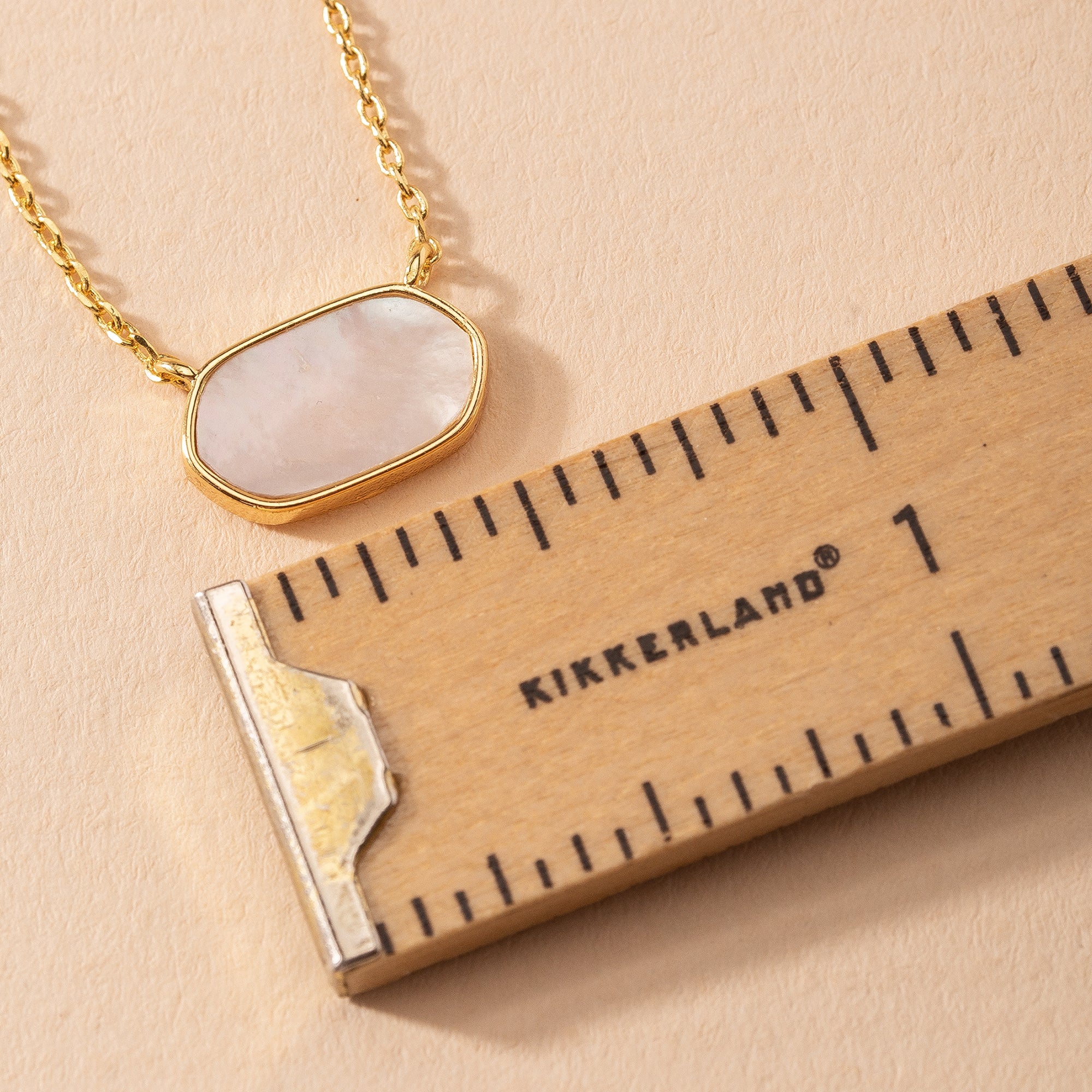 Oval Pendant Necklace