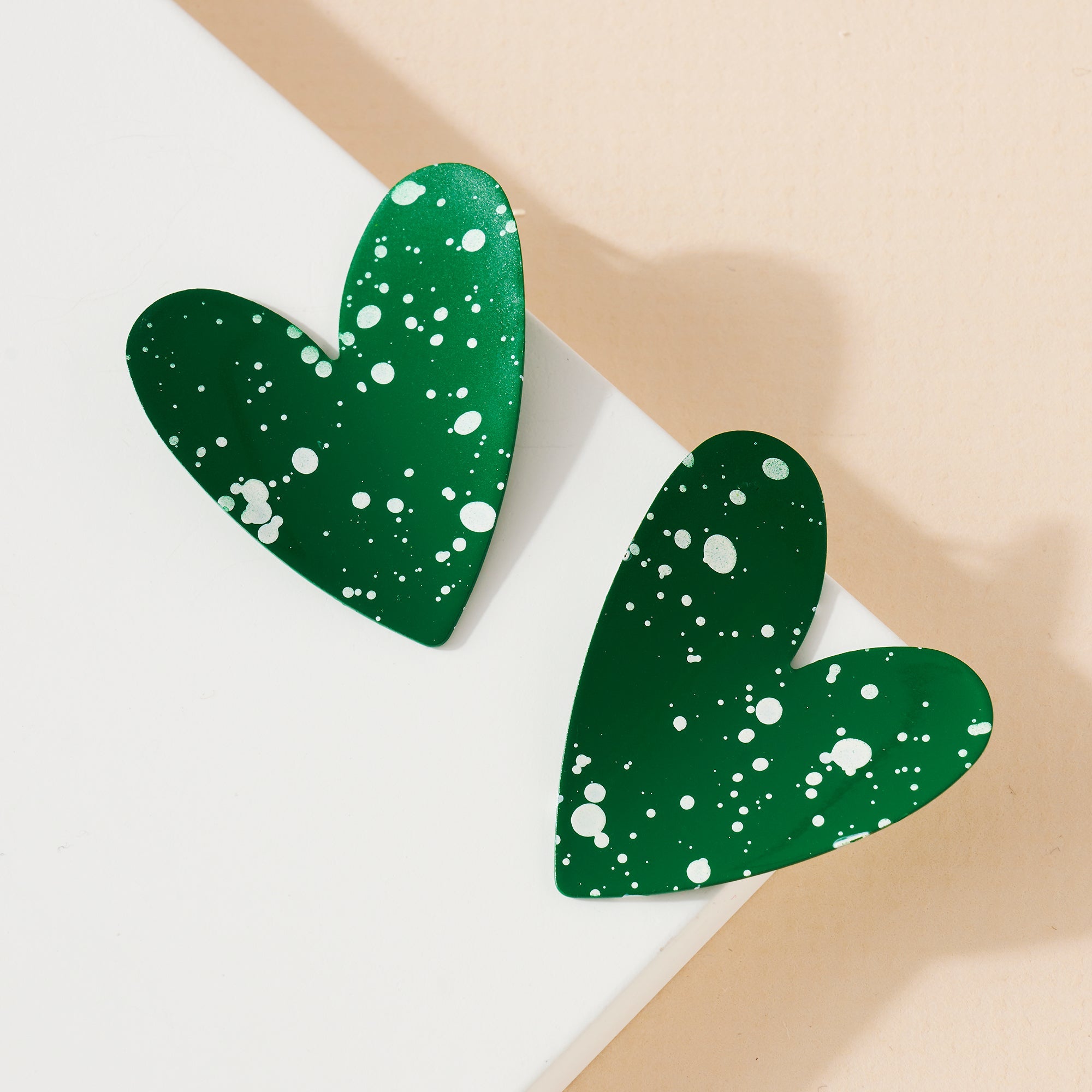 Paint Splatter Dangle Earrings