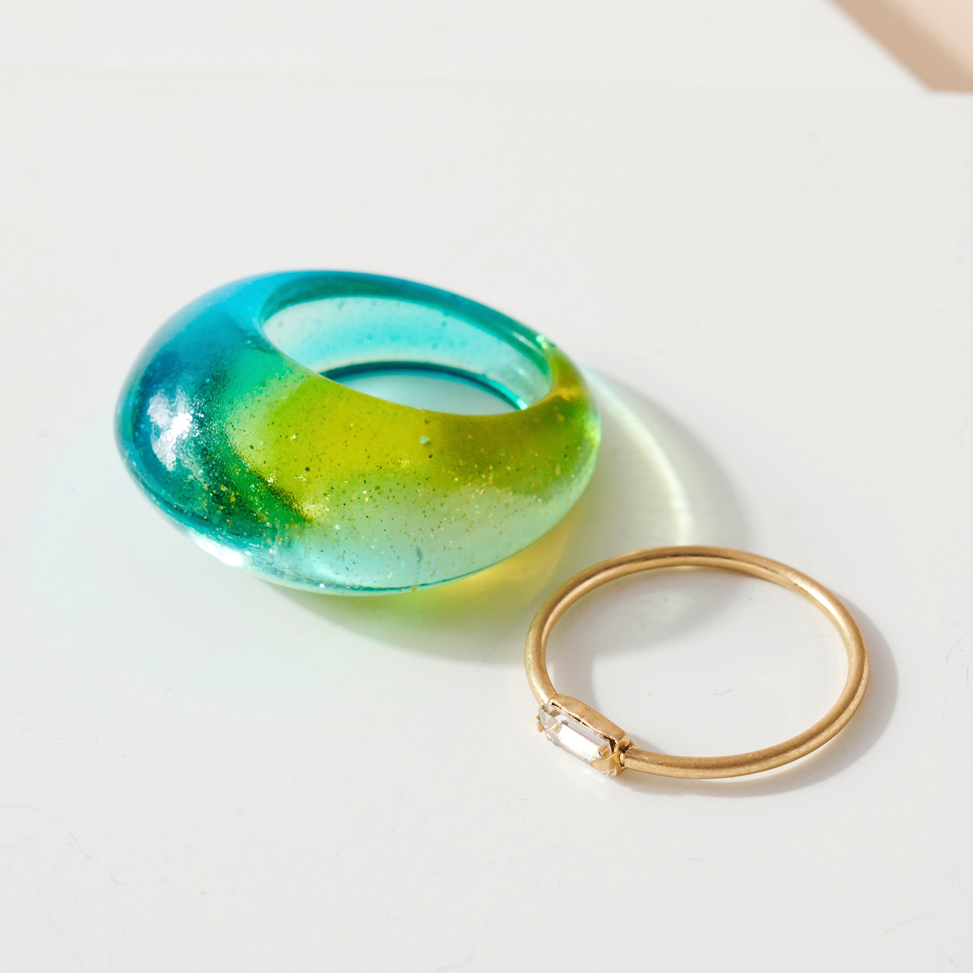 Gradient Resin Ring Set
