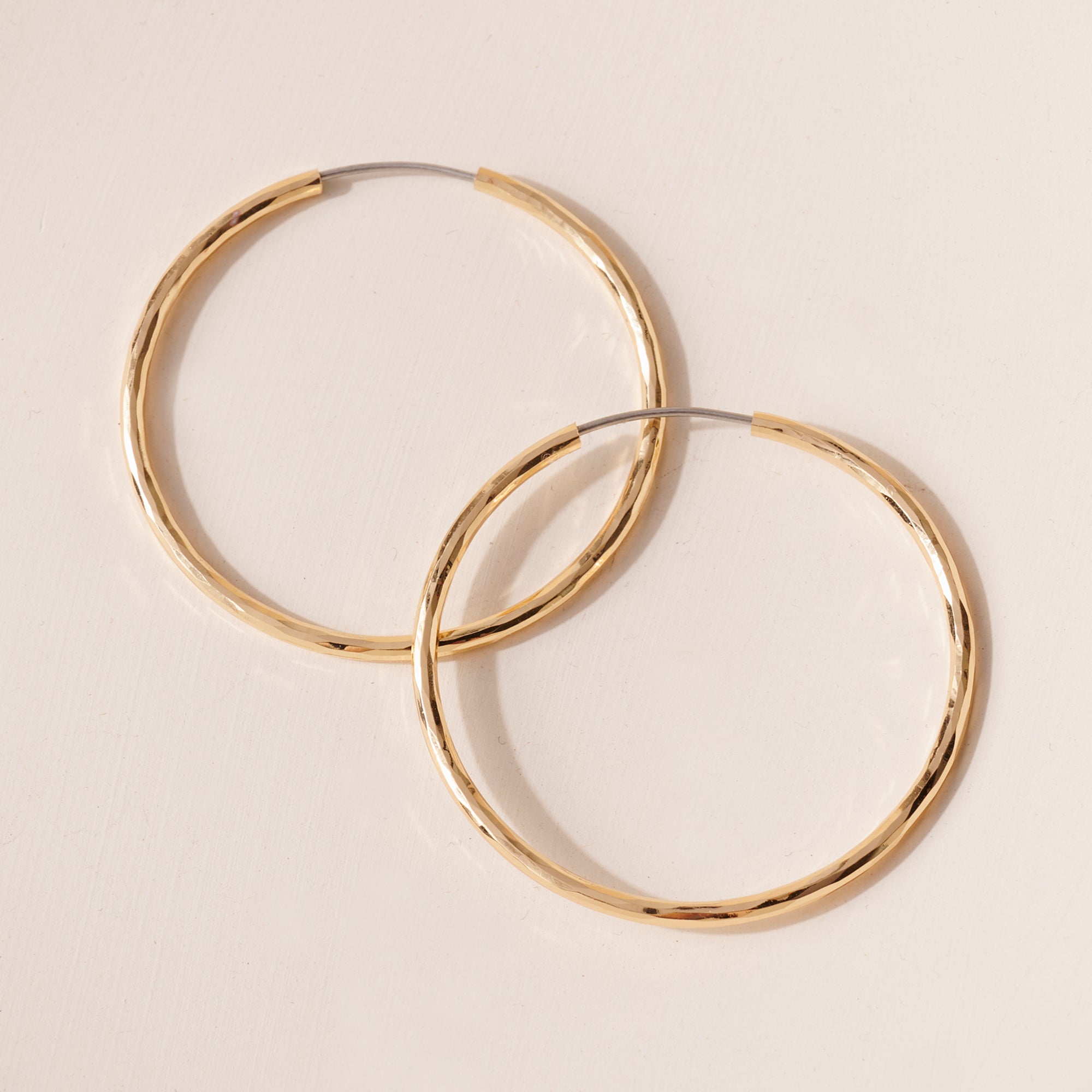 Textured Hoop Earrings