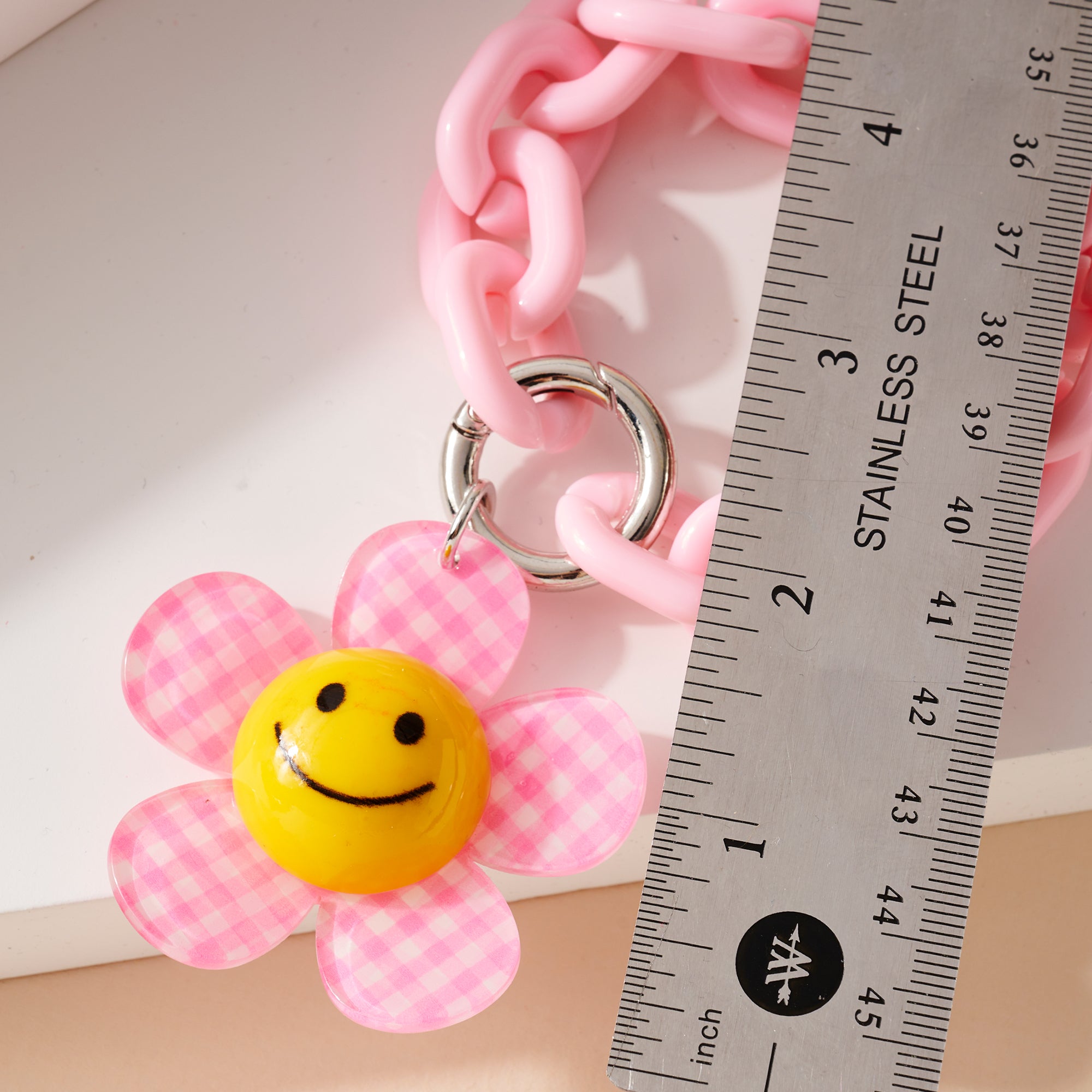 Flower Smile Key Chain