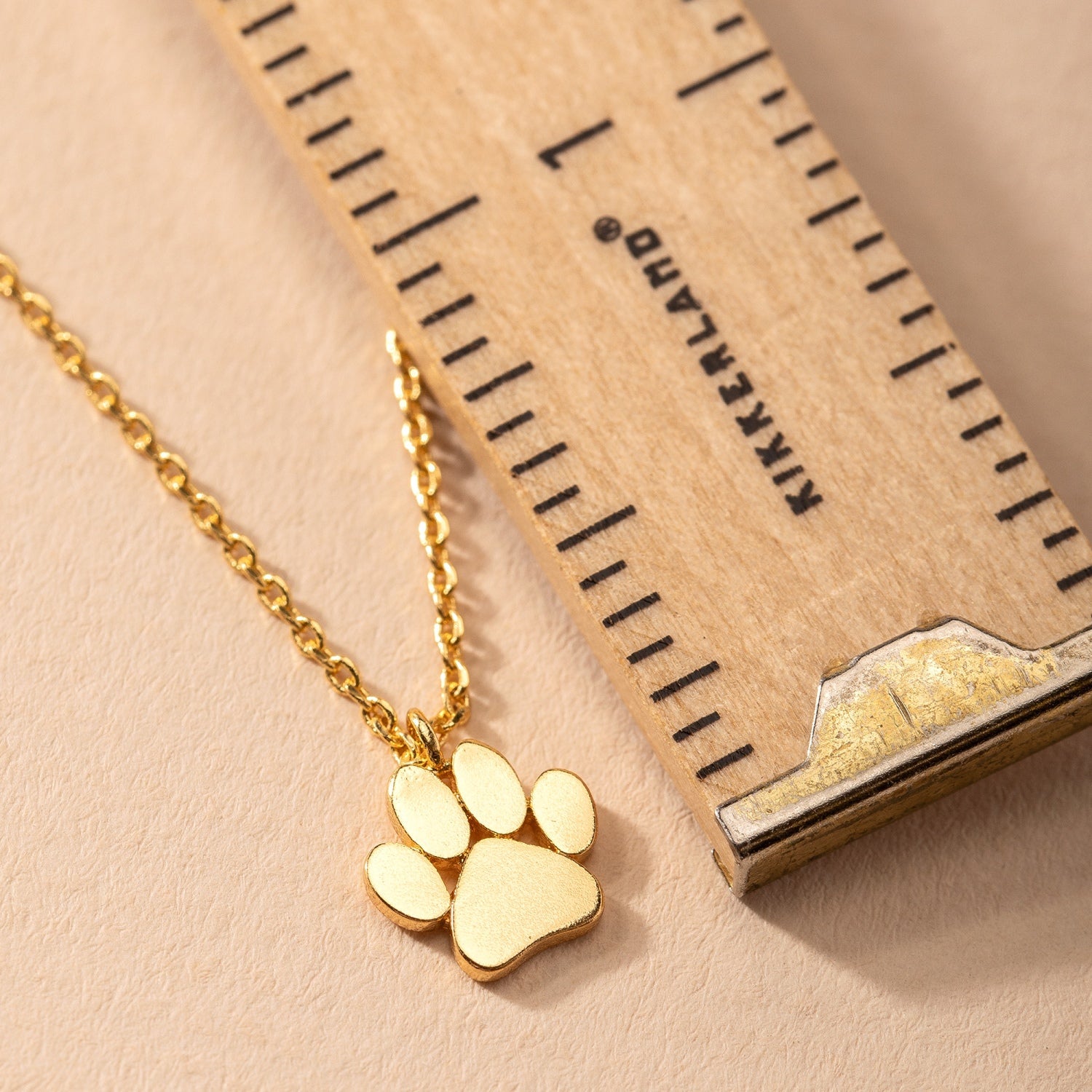 Dog Paw Charm Necklace