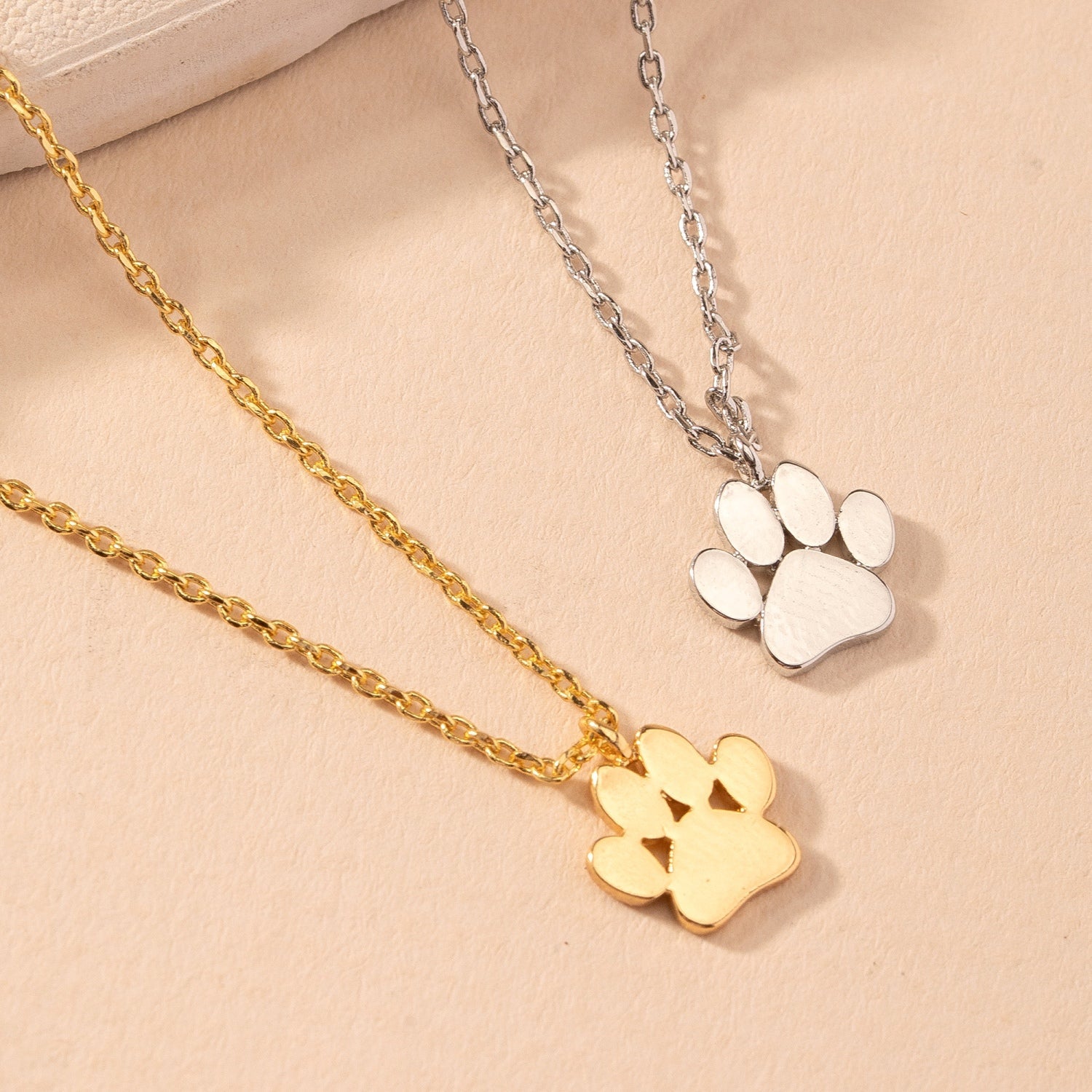 Dog Paw Charm Necklace