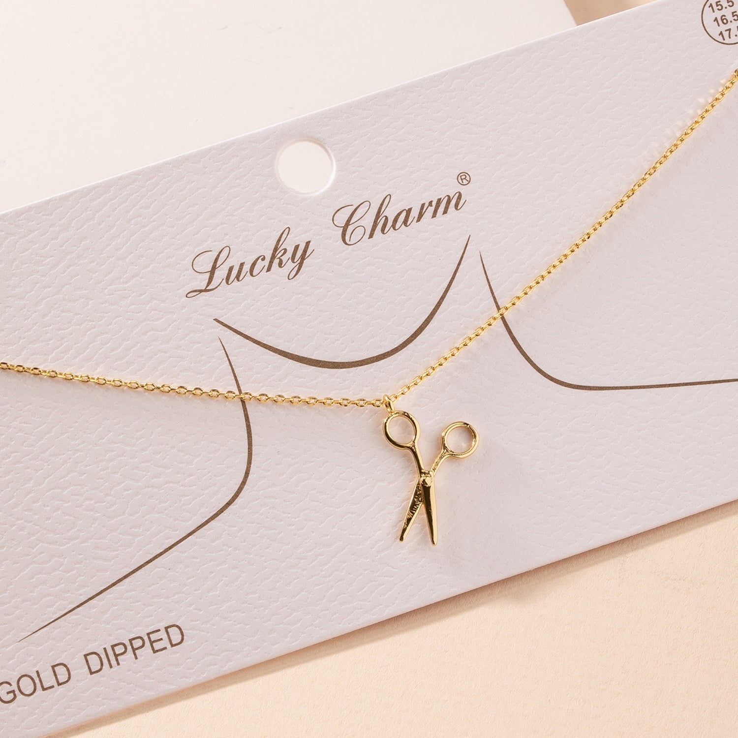 Scissors Charm Necklace