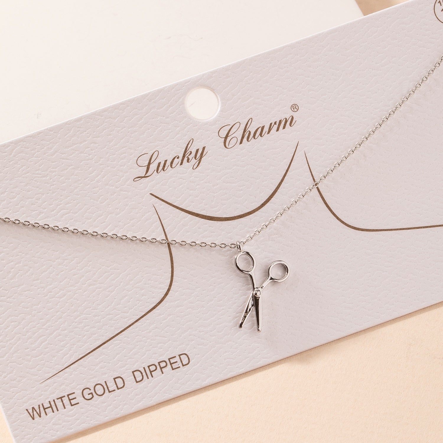 Scissors Charm Necklace