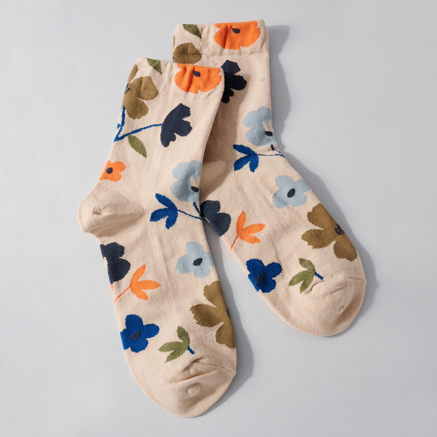 Floral Print Socks