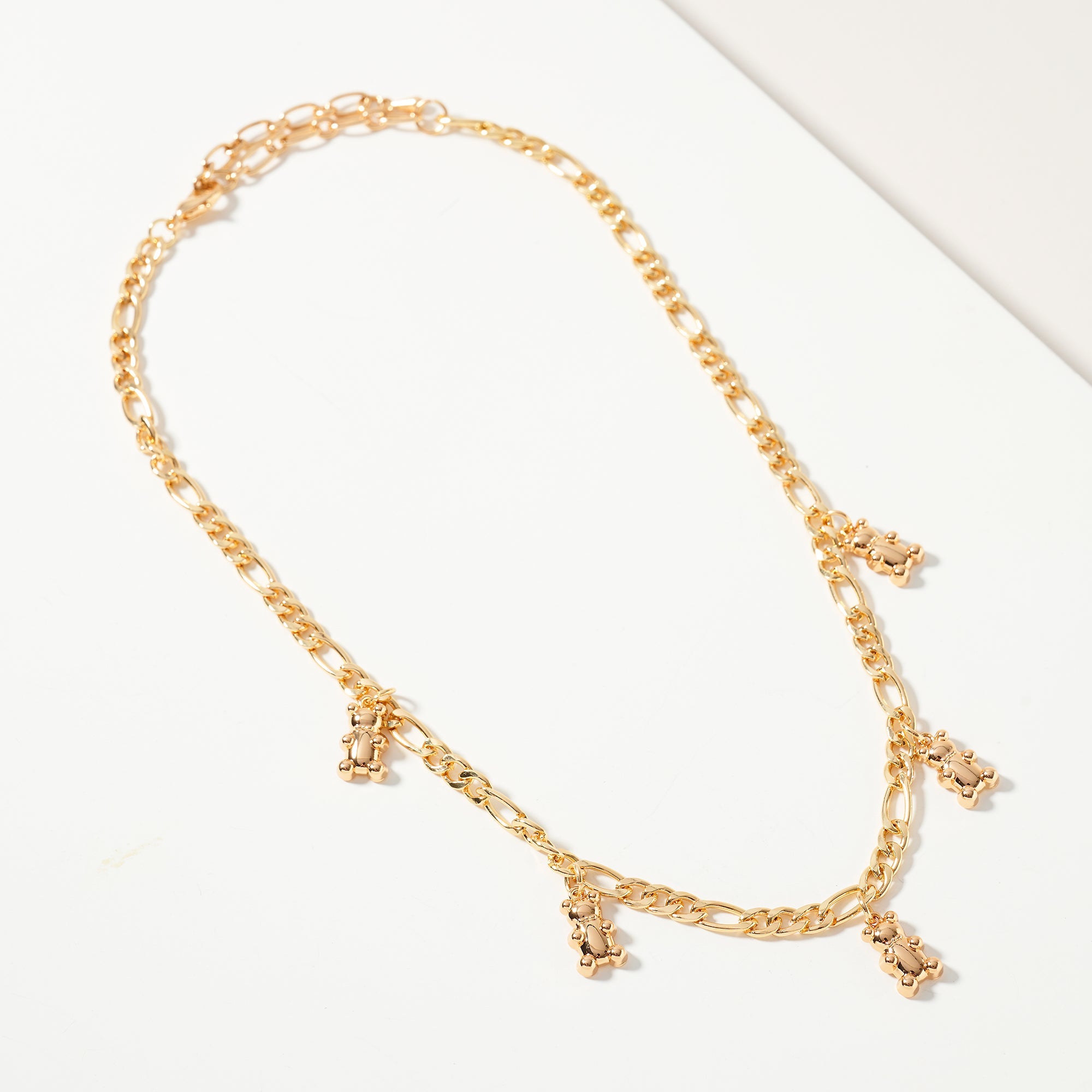 Teddy Bear Charms Necklace