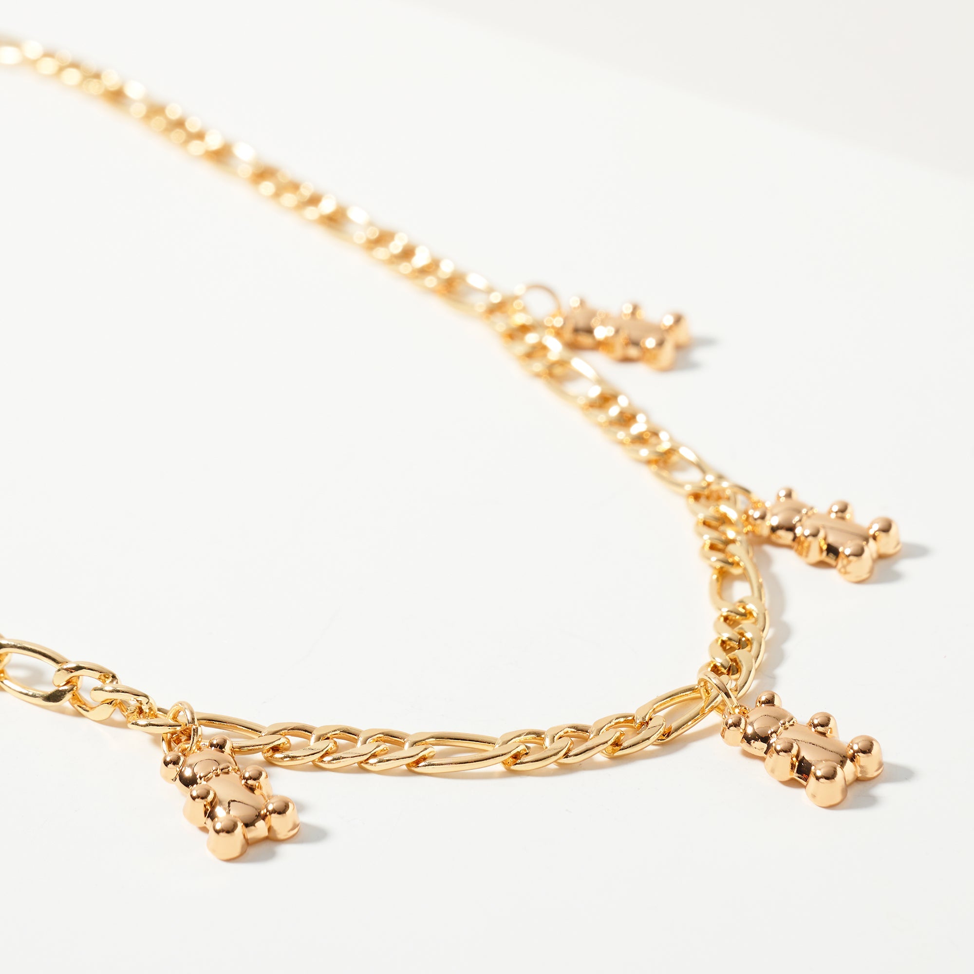 Teddy Bear Charms Necklace