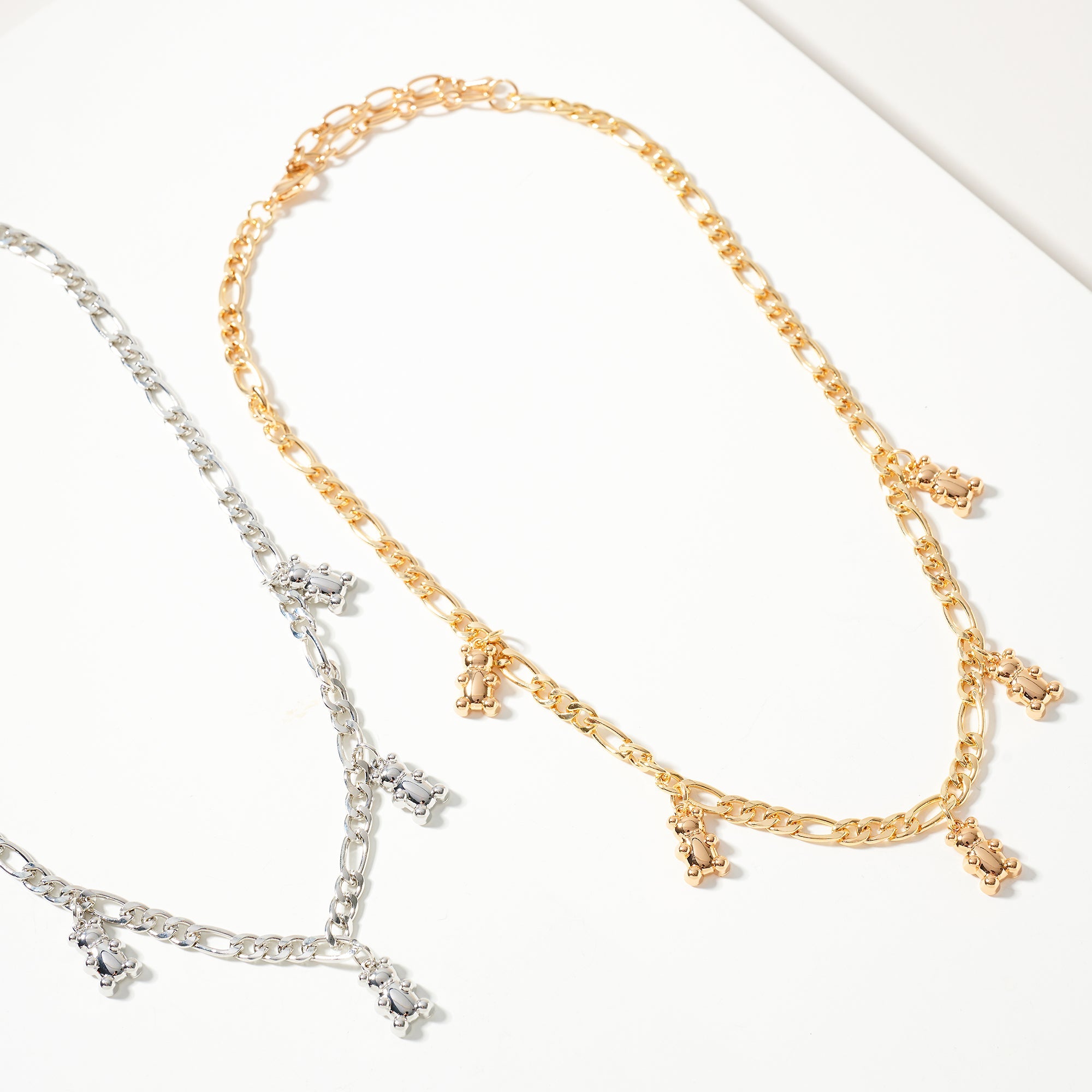 Teddy Bear Charms Necklace