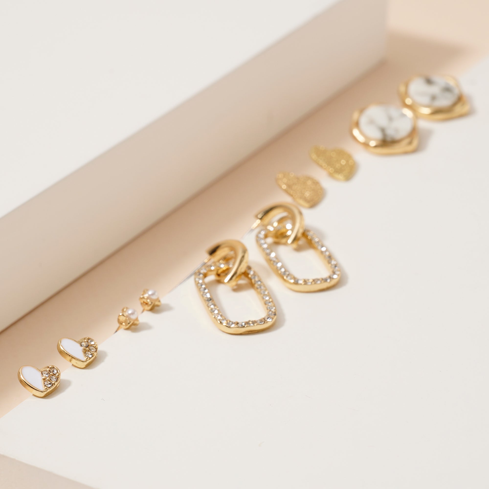 Stone Earring Box Set