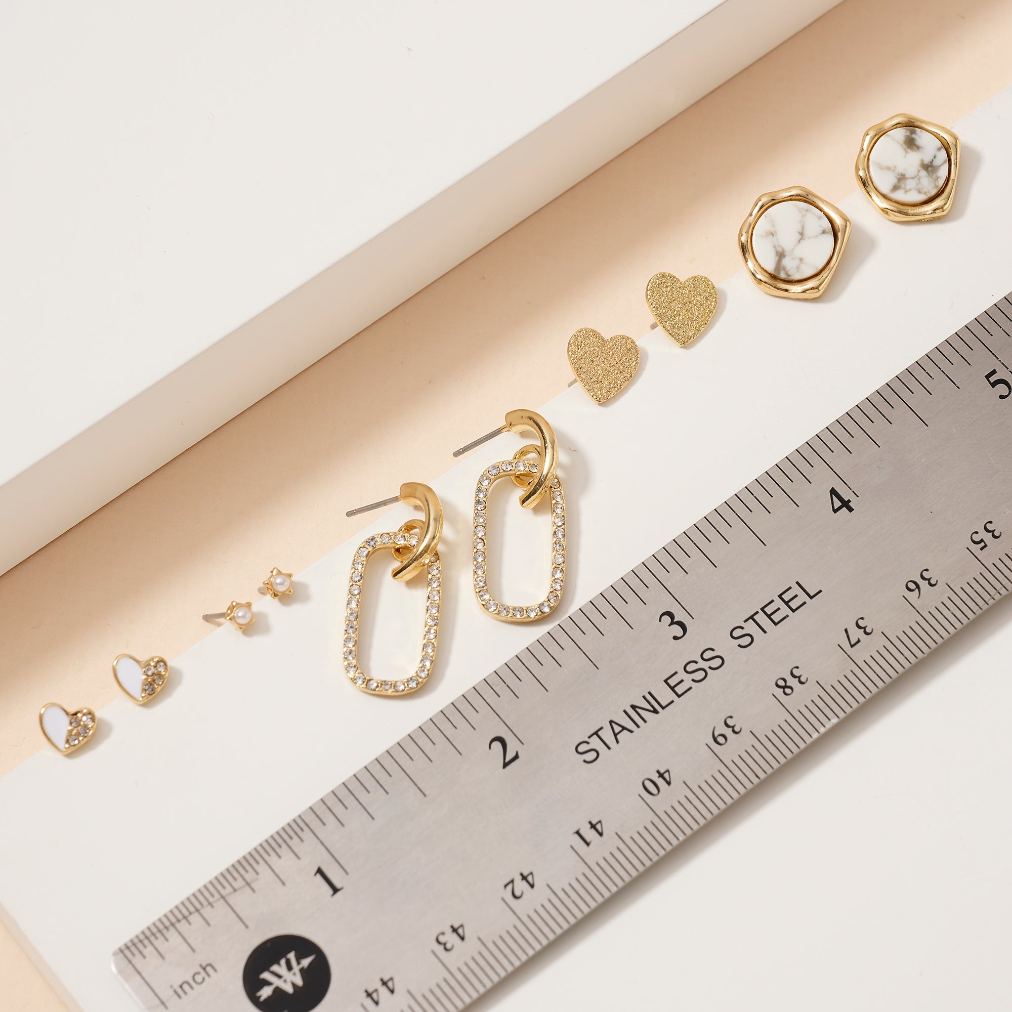 Stone Earring Box Set
