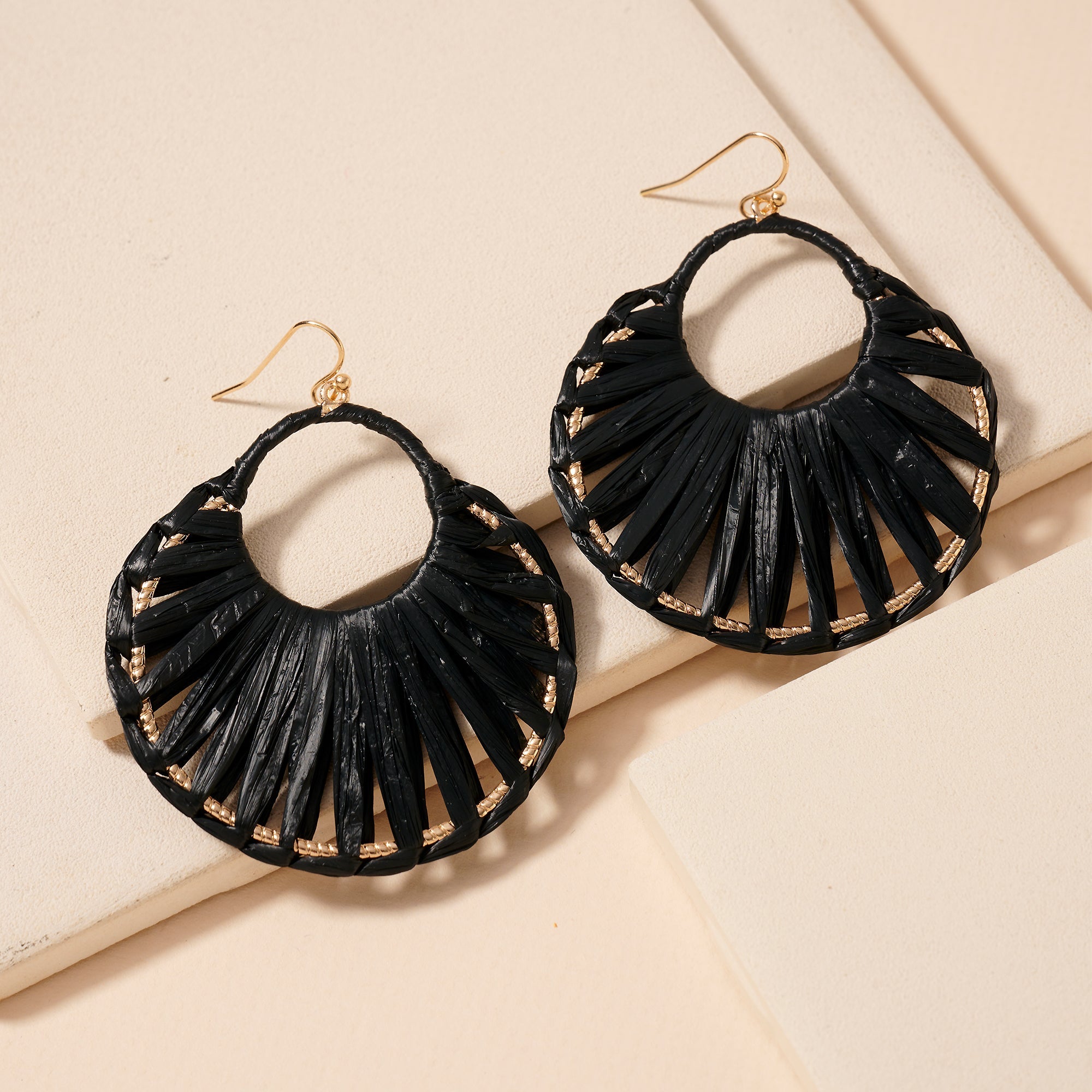 Raffia Dangle Earrings