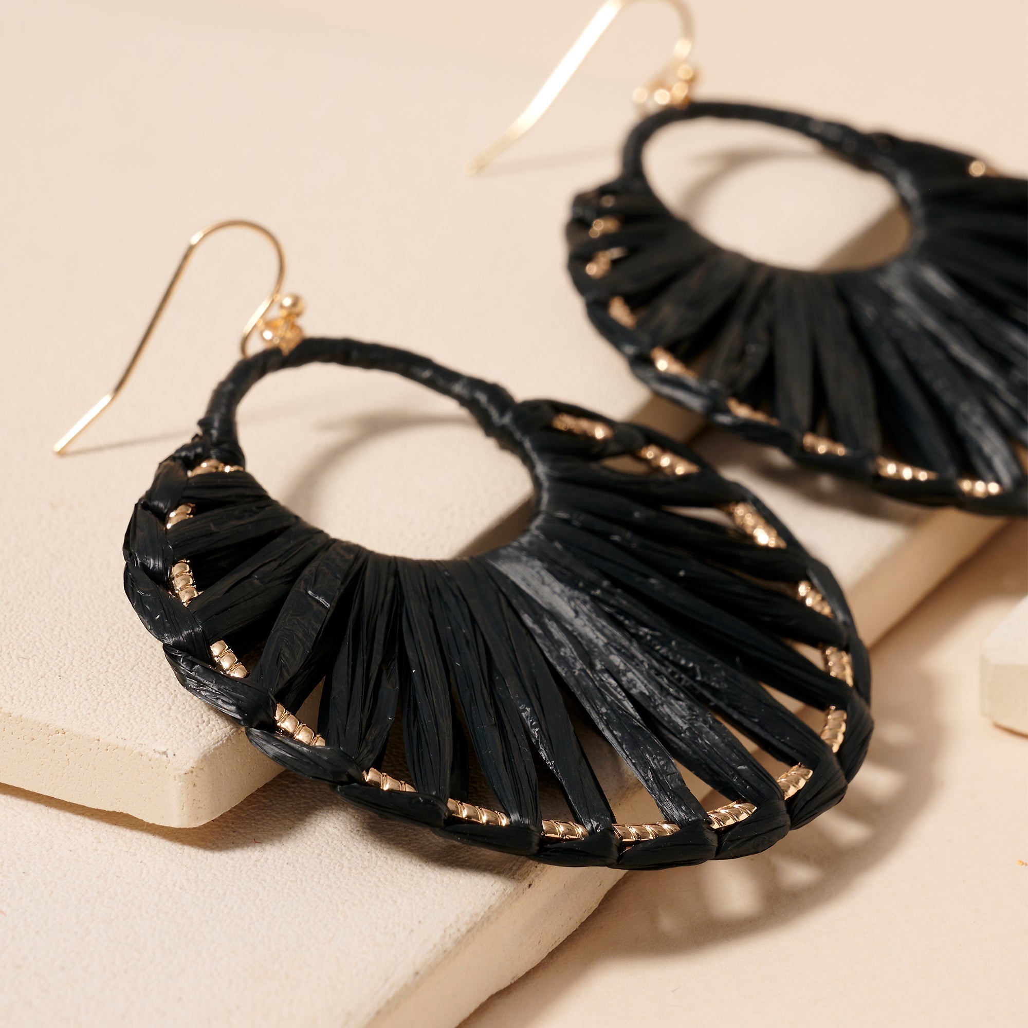Raffia Dangle Earrings