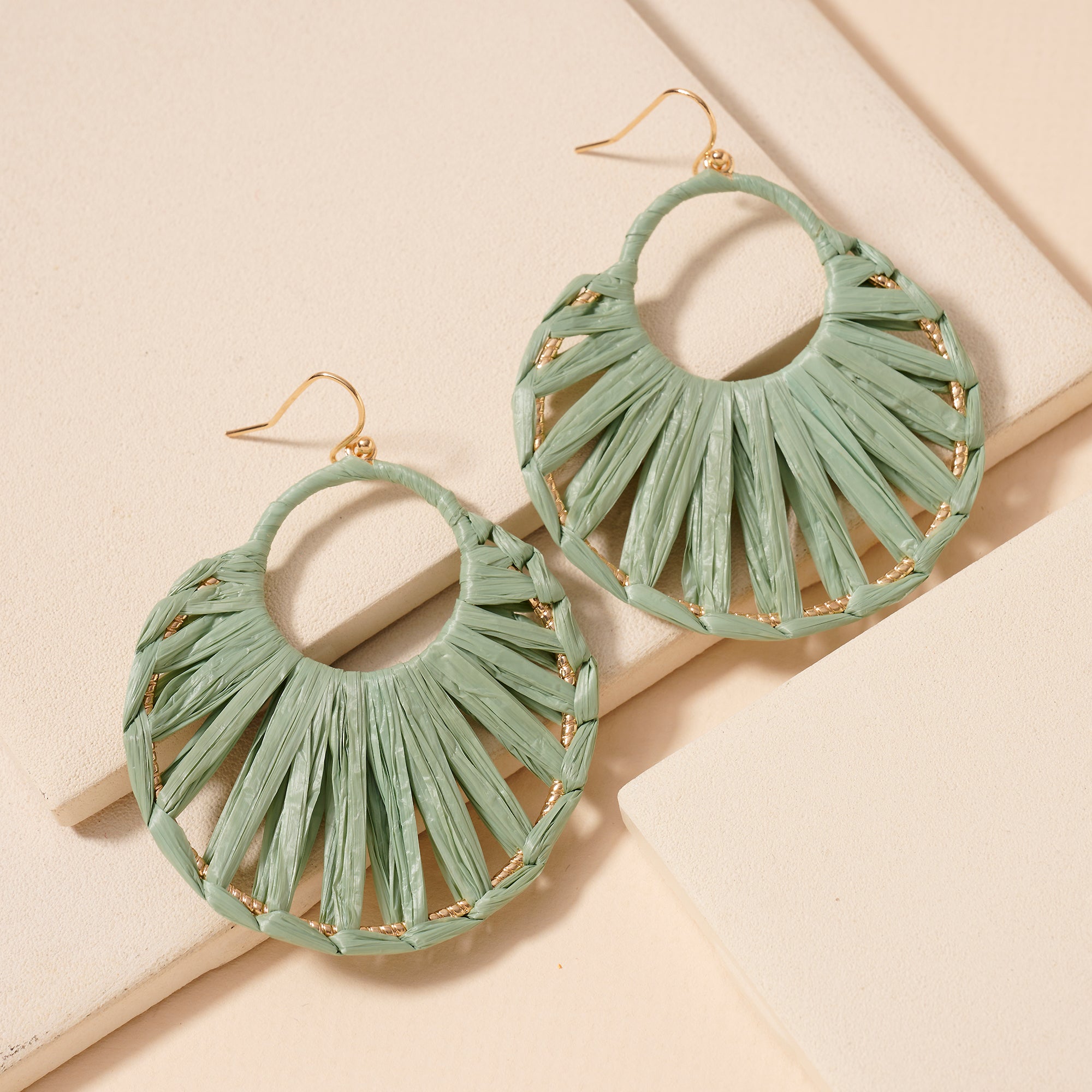 Raffia Dangle Earrings