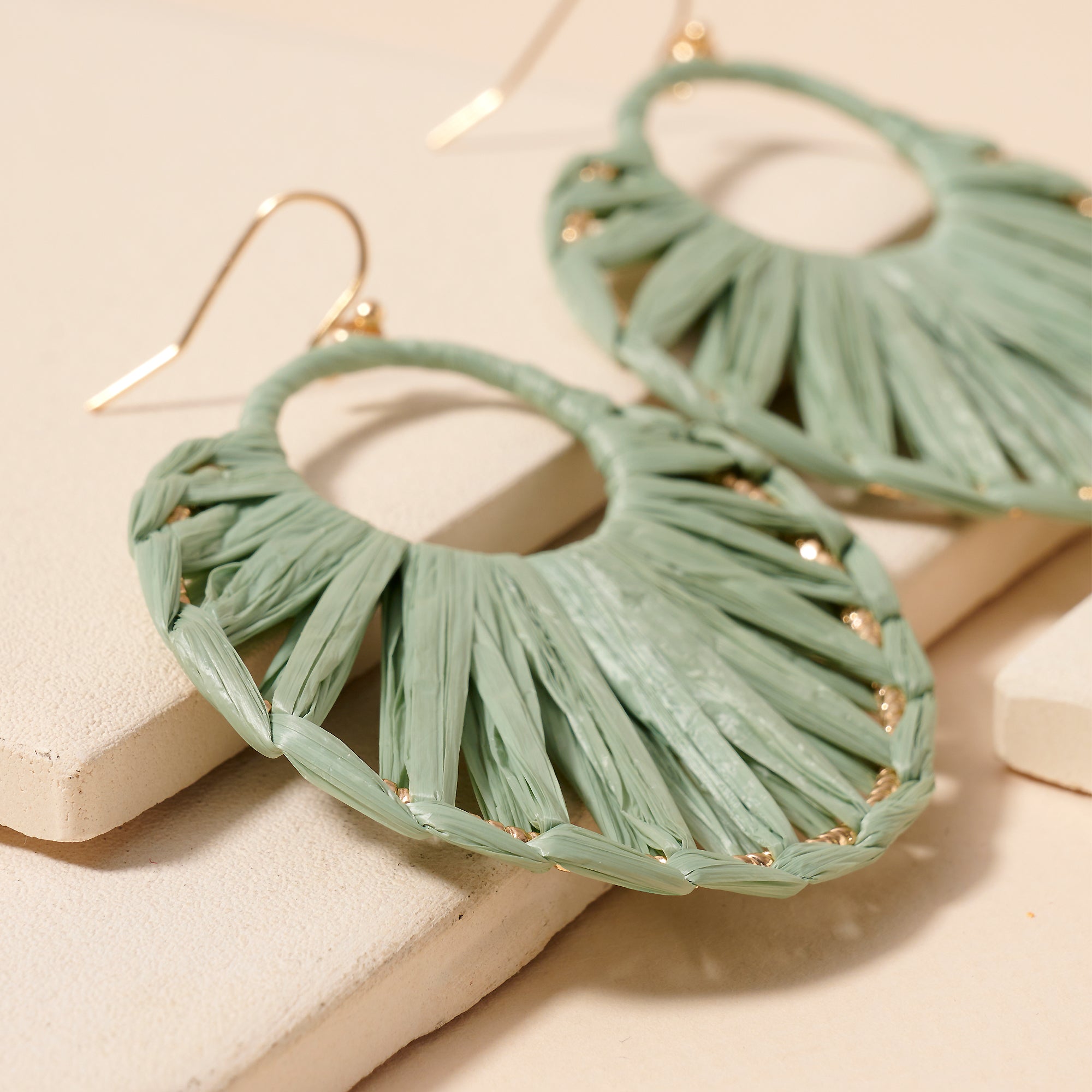 Raffia Dangle Earrings